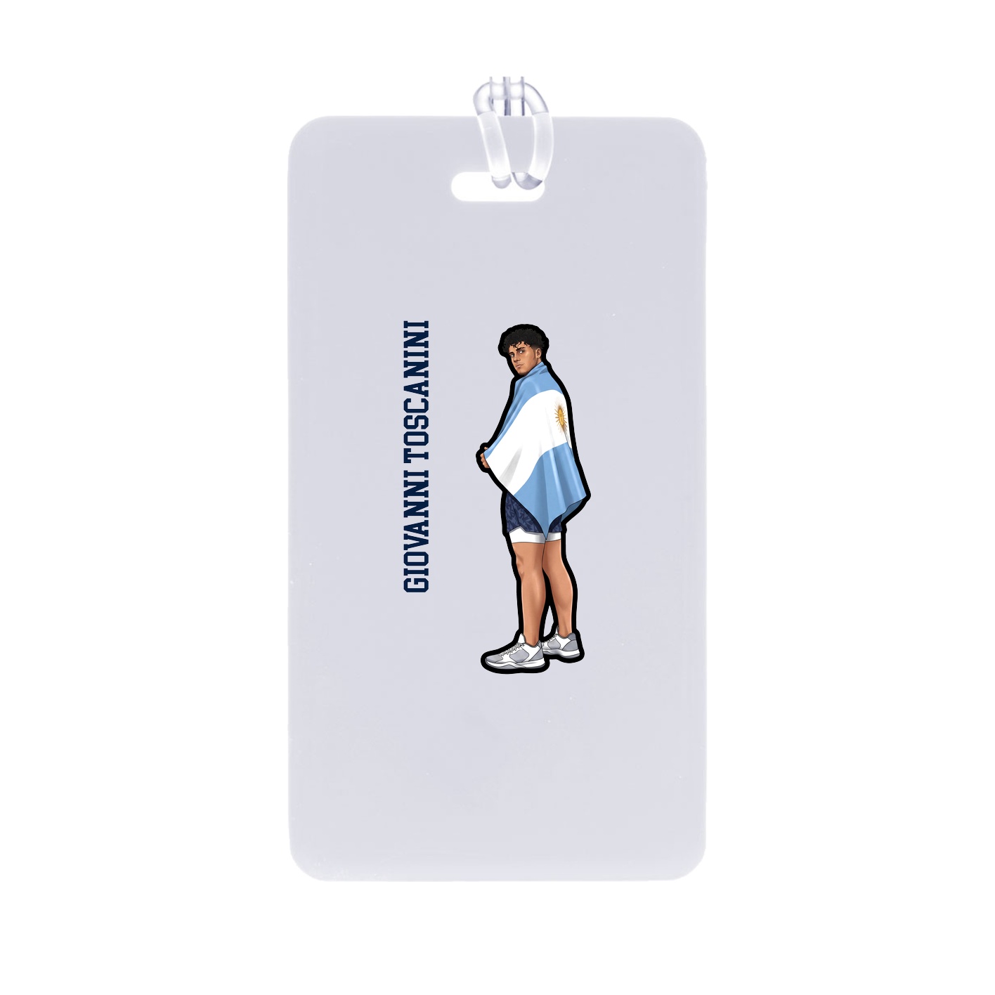 Bag Tag — Name Vertical in Classic