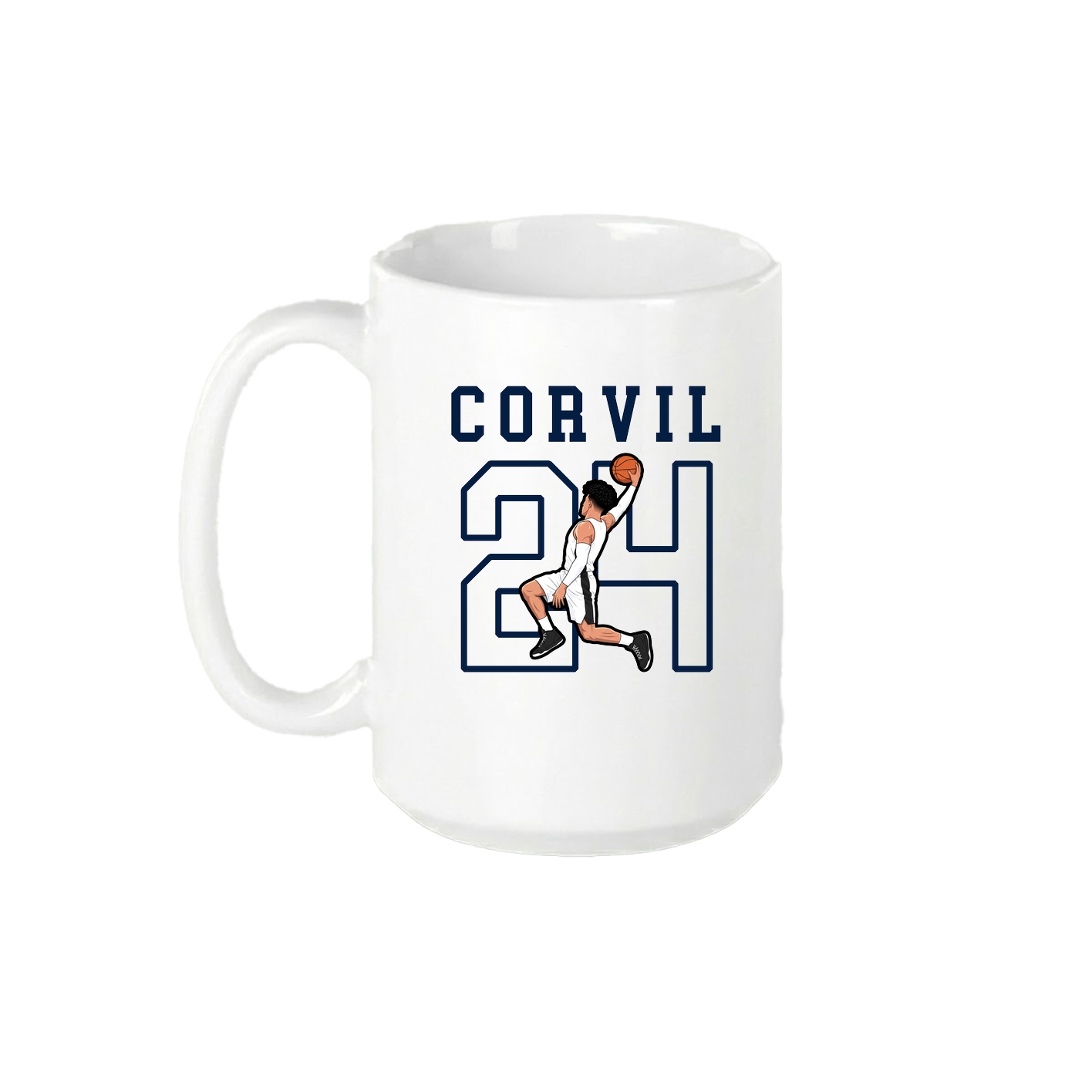 15oz Coffee Mug — Shirsey in White