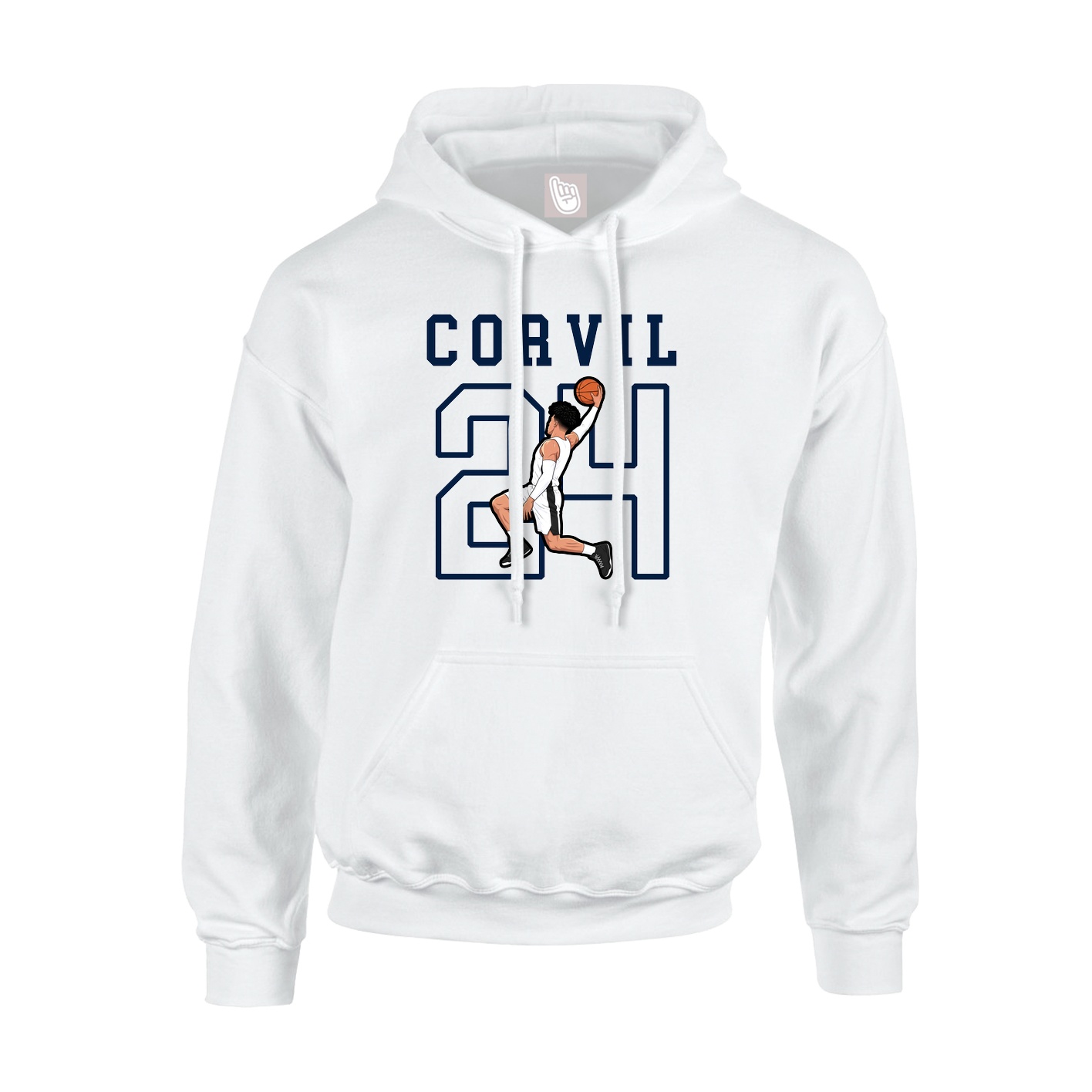 Youth Hoodie — Shirsey in White