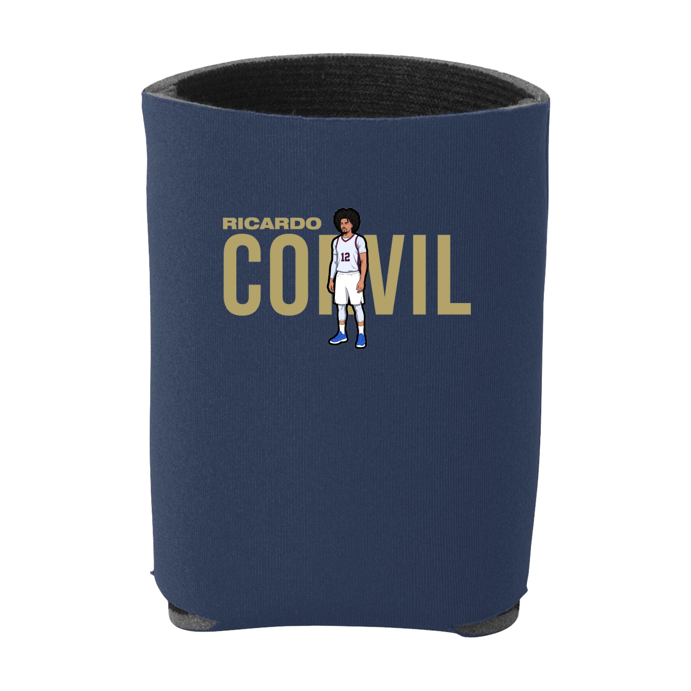 Can Holder — Player Name in Navy