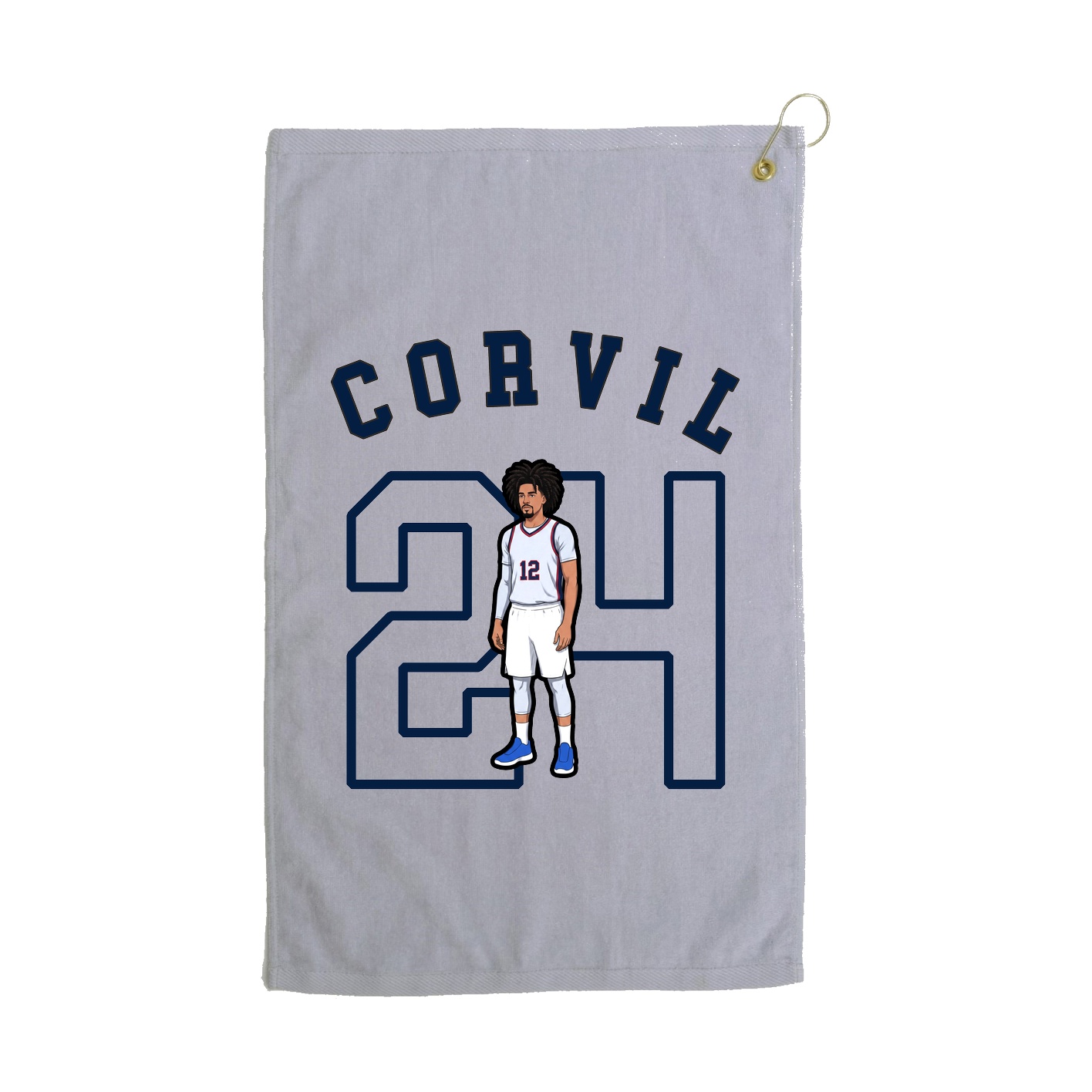 Golf Towel — Shirsey Arch in Grey
