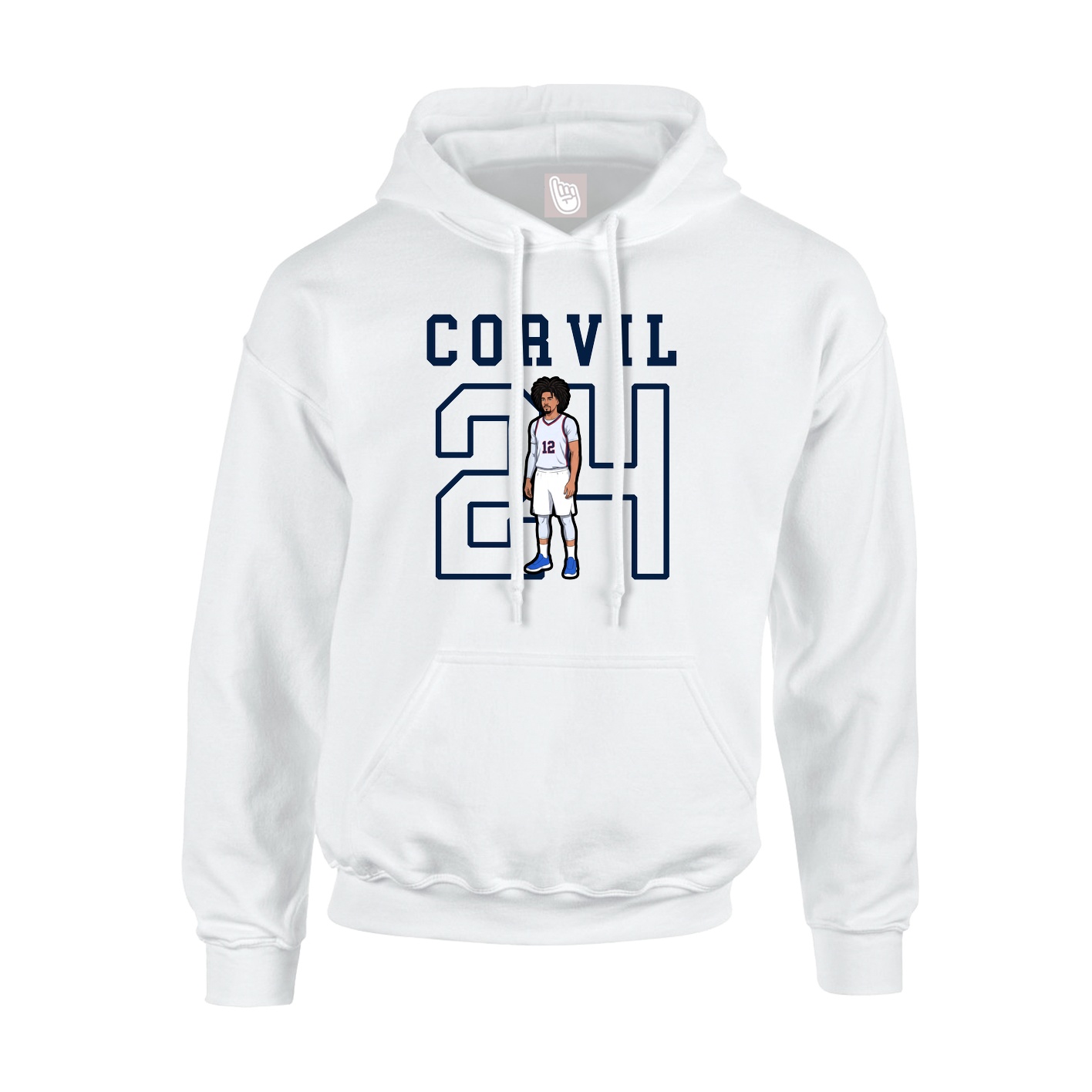 Youth Hoodie — Shirsey in White