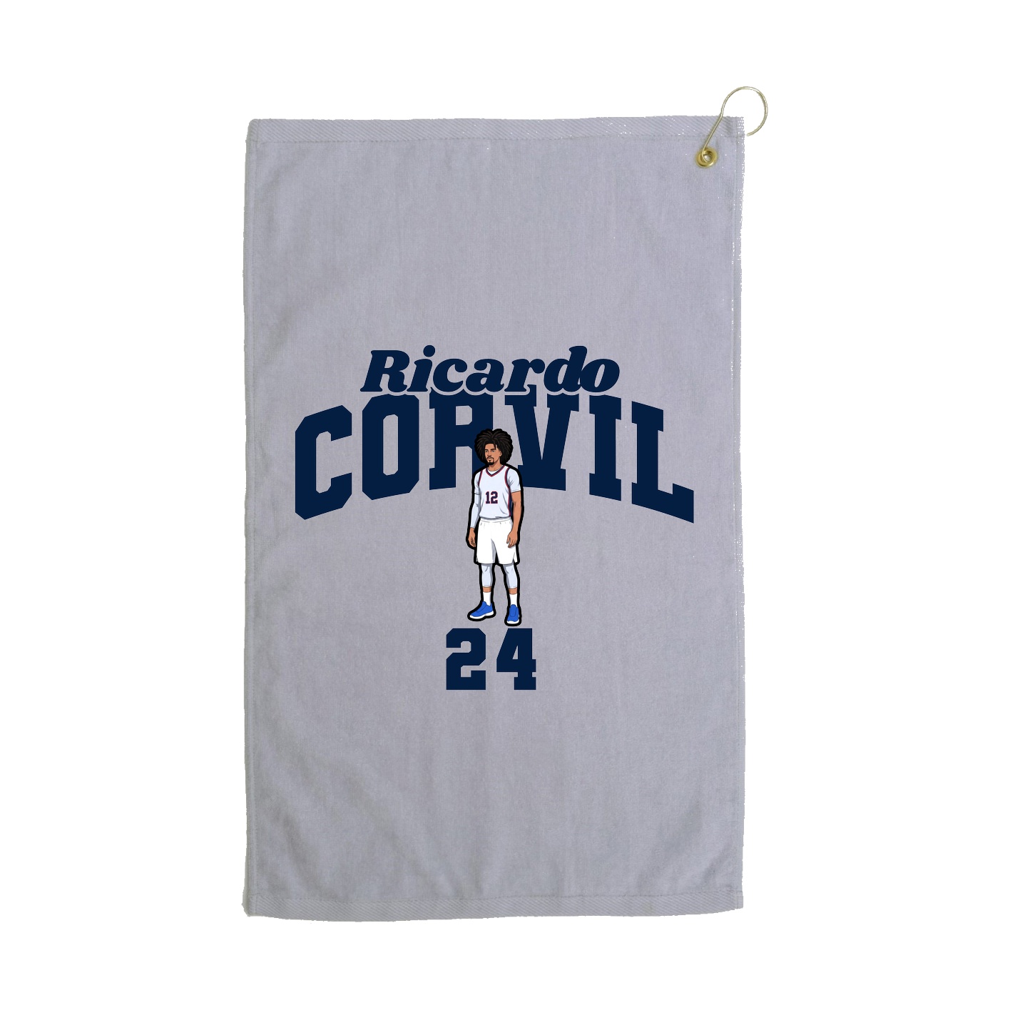 Golf Towel — Signature Arch in Grey