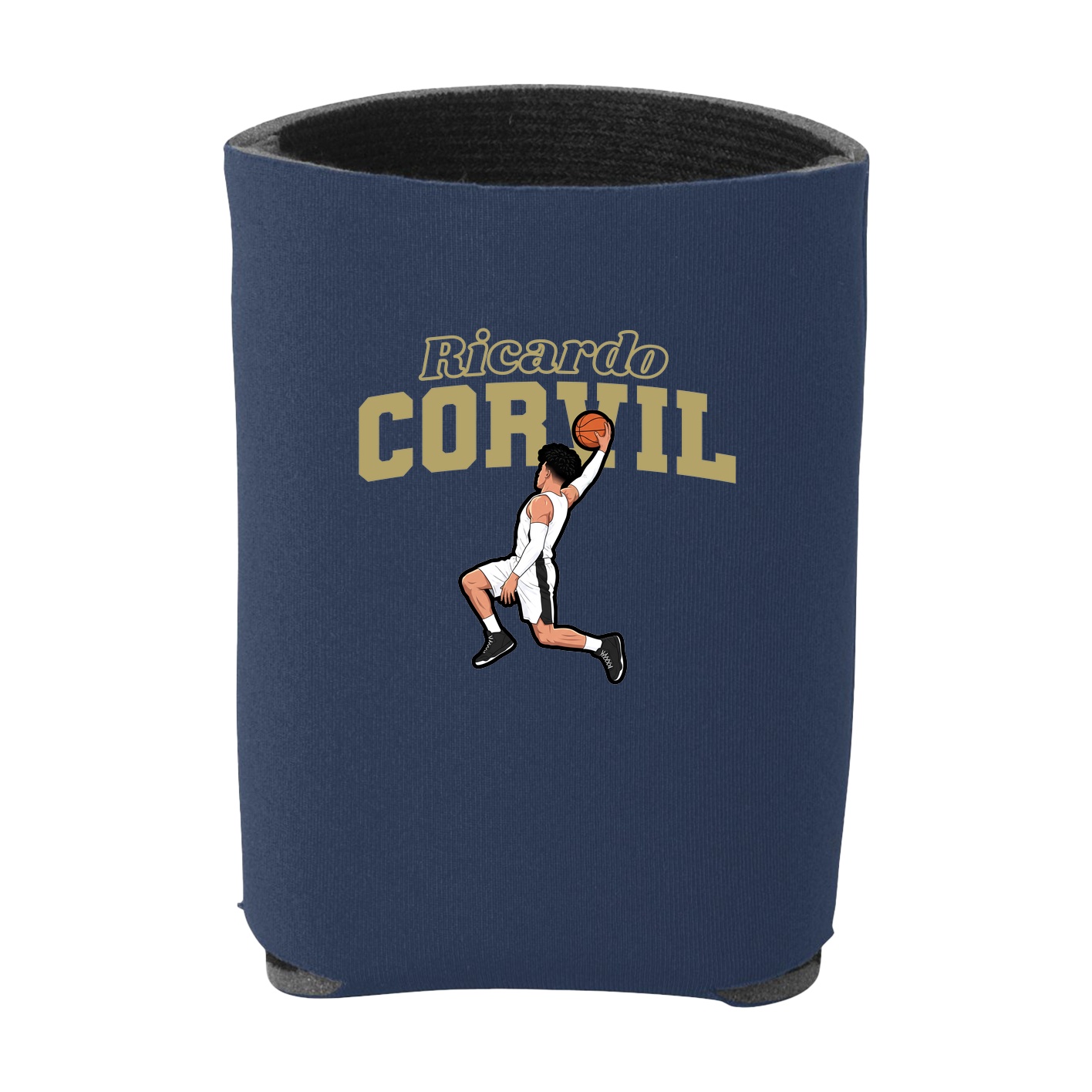 Can Holder — Name Arch in Navy