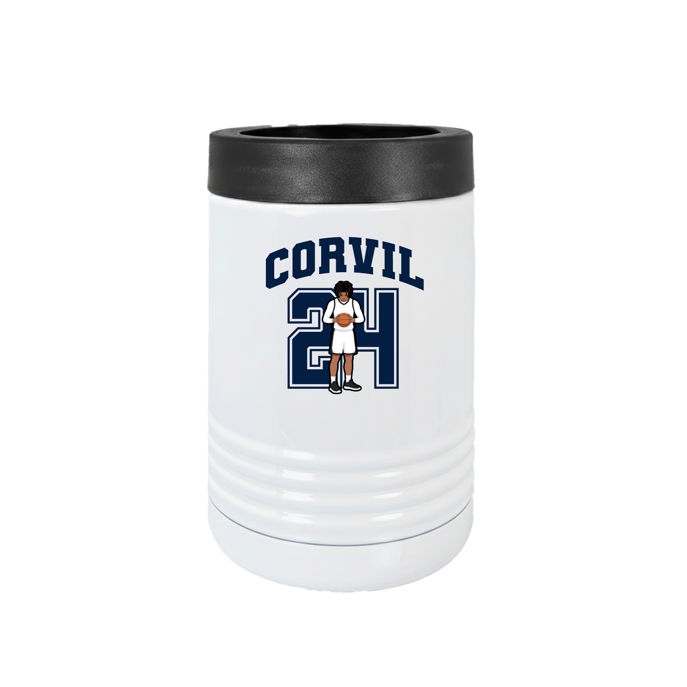 Beverage Holder — Number in White
