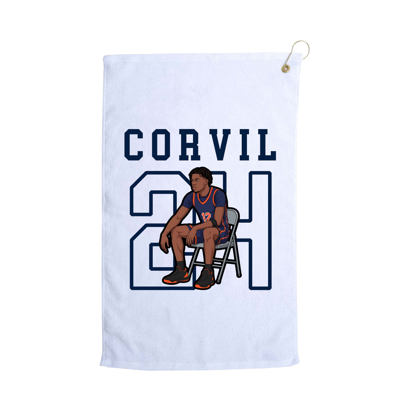 Golf Towel — Shirsey in White