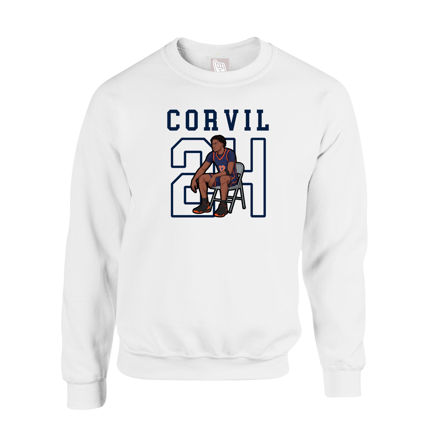 Fleece Crew — Shirsey in White