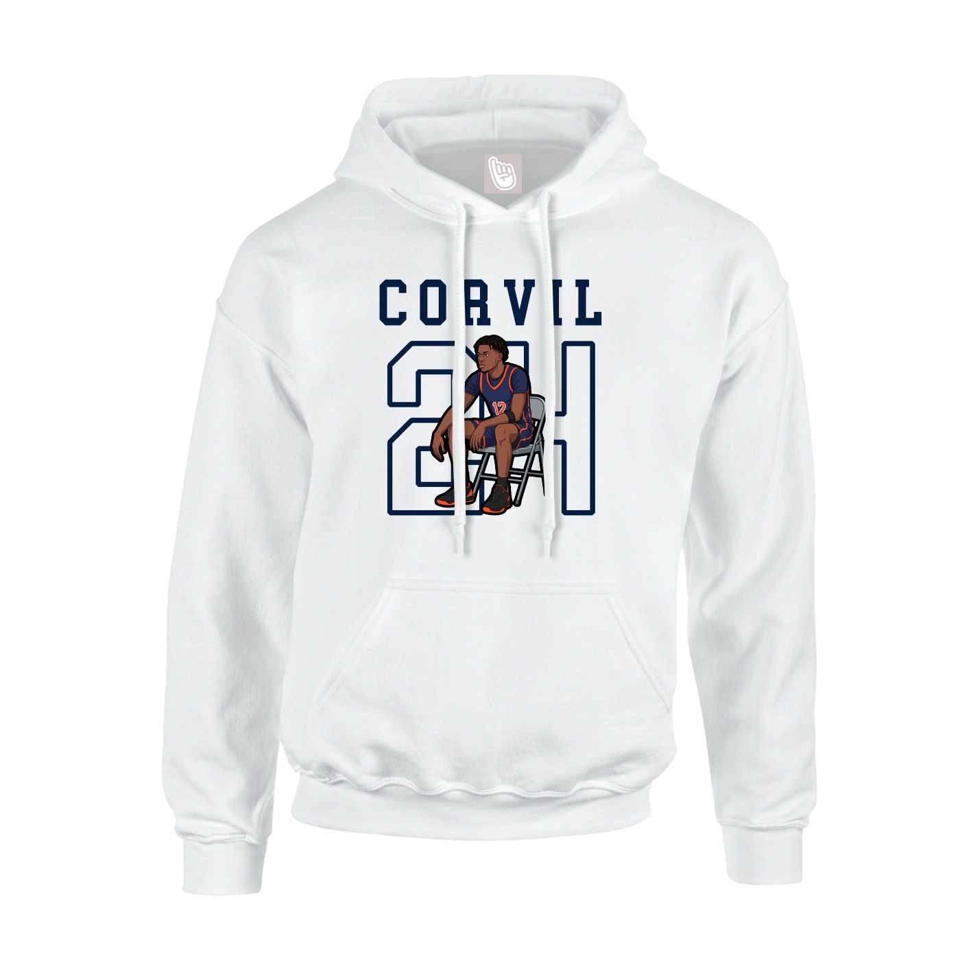 Youth Hoodie — Shirsey in White