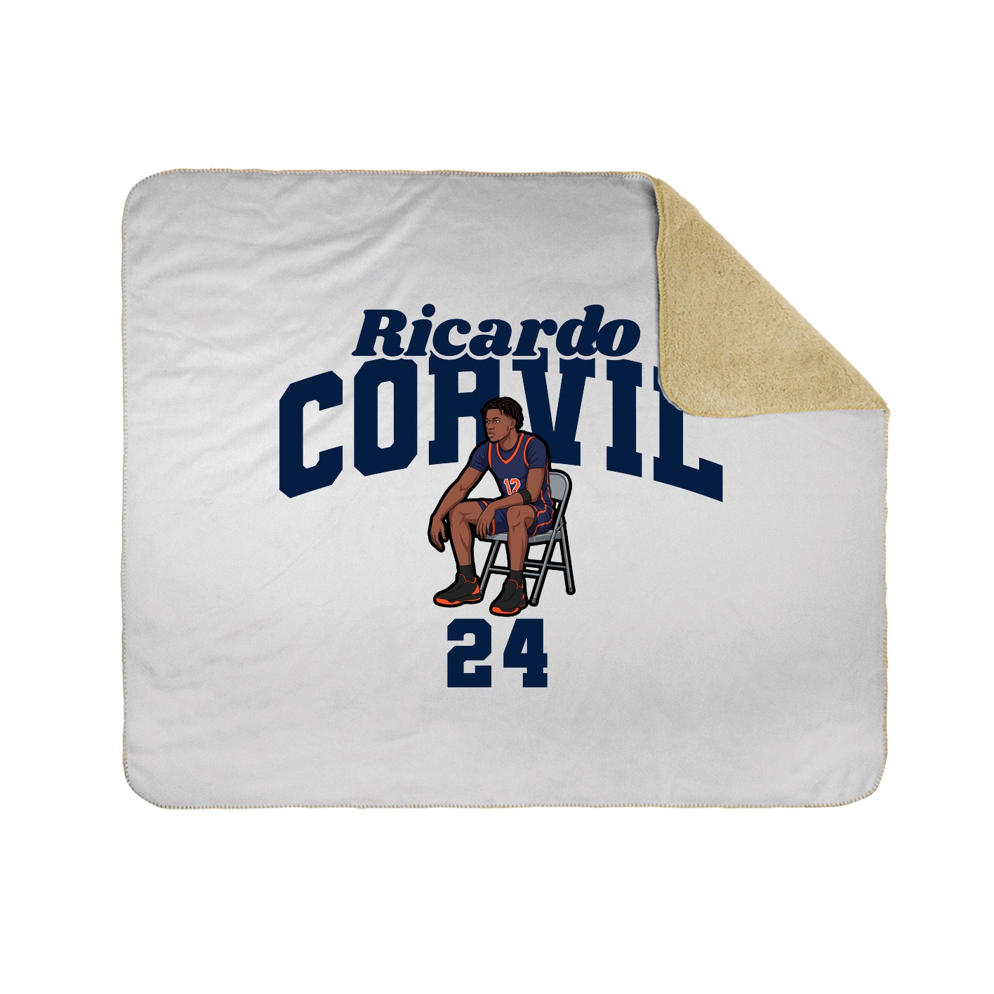 Throw Blanket — Signature Arch in White