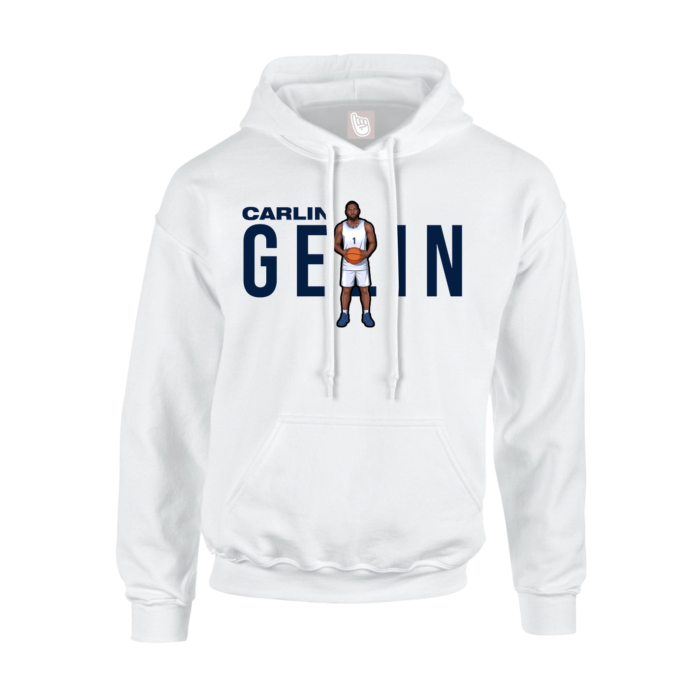 Hoodie — Player Name in White
