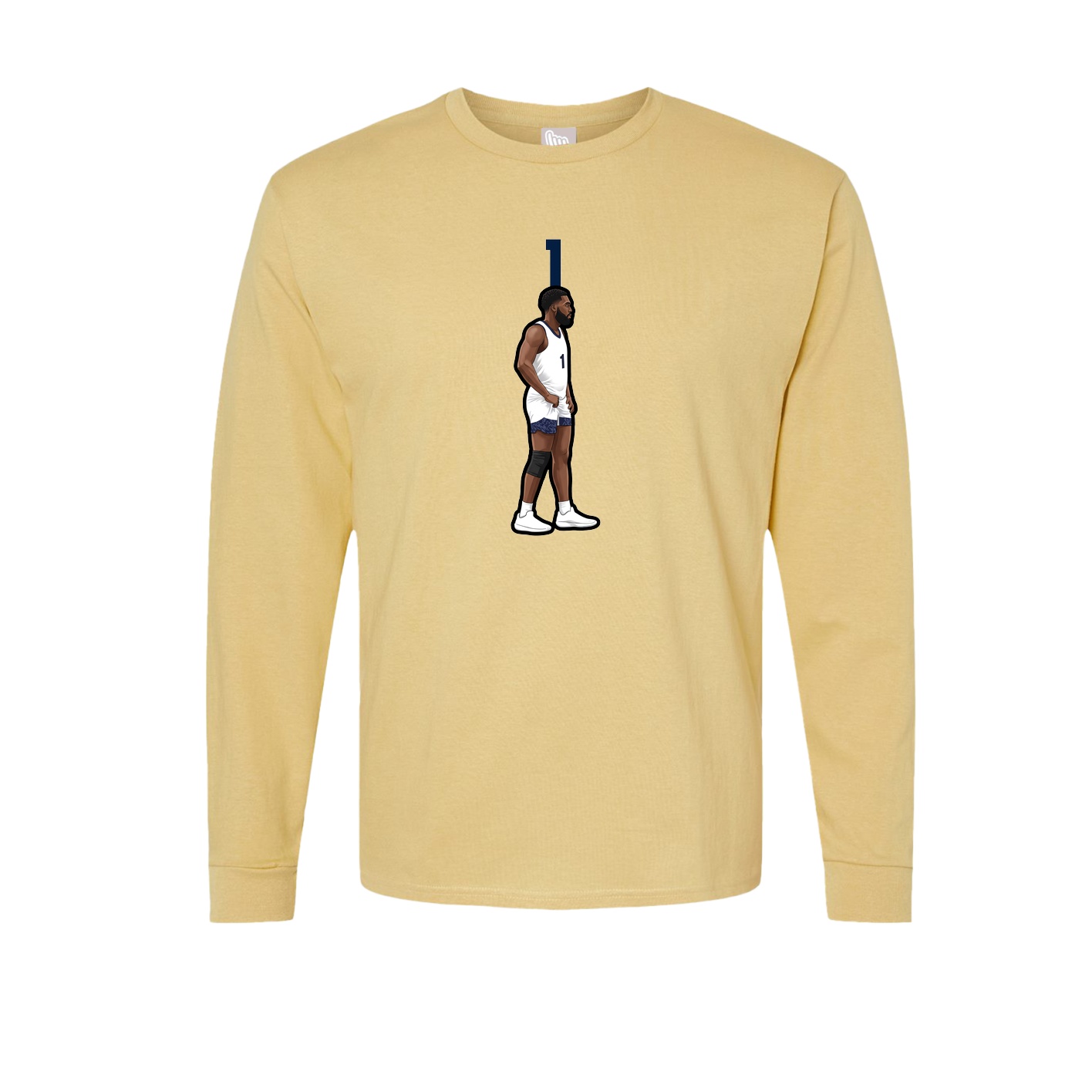 Long Sleeve Tee — Number Top in Vegas Gold