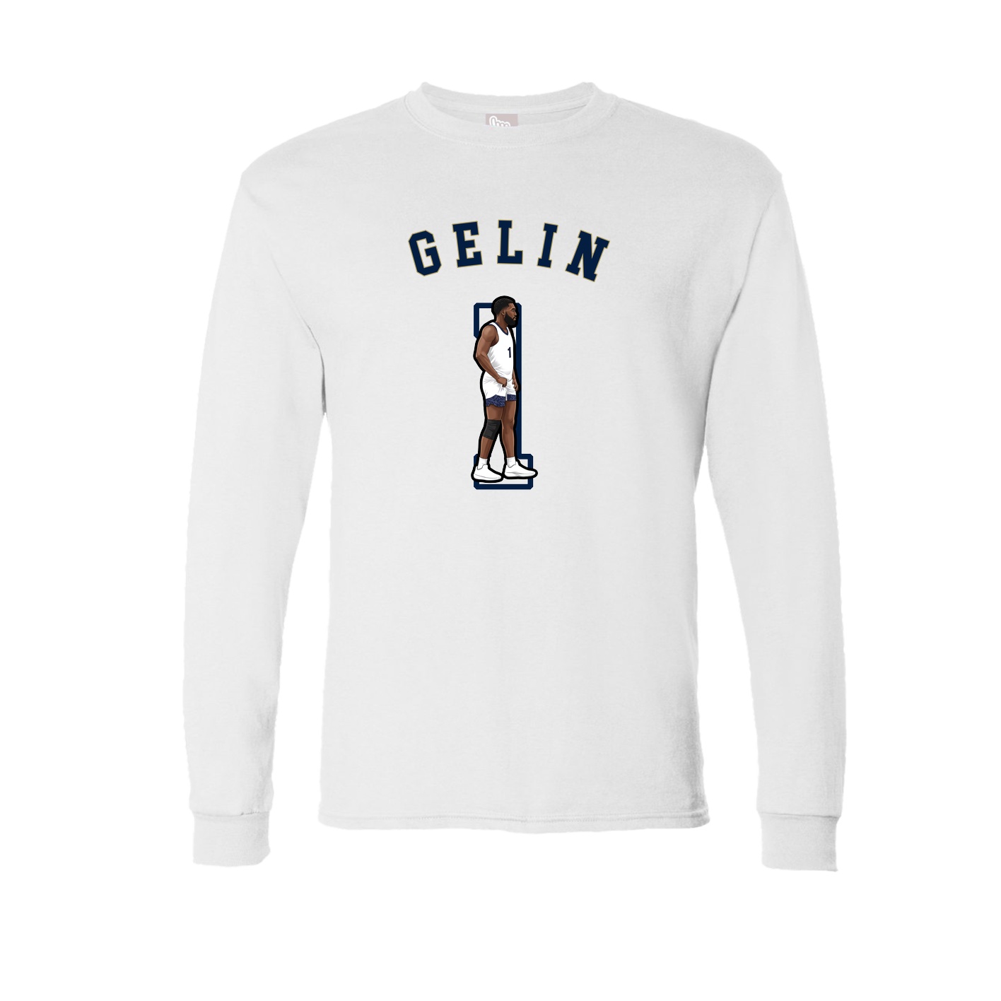 Long Sleeve Tee — Shirsey Arch in White