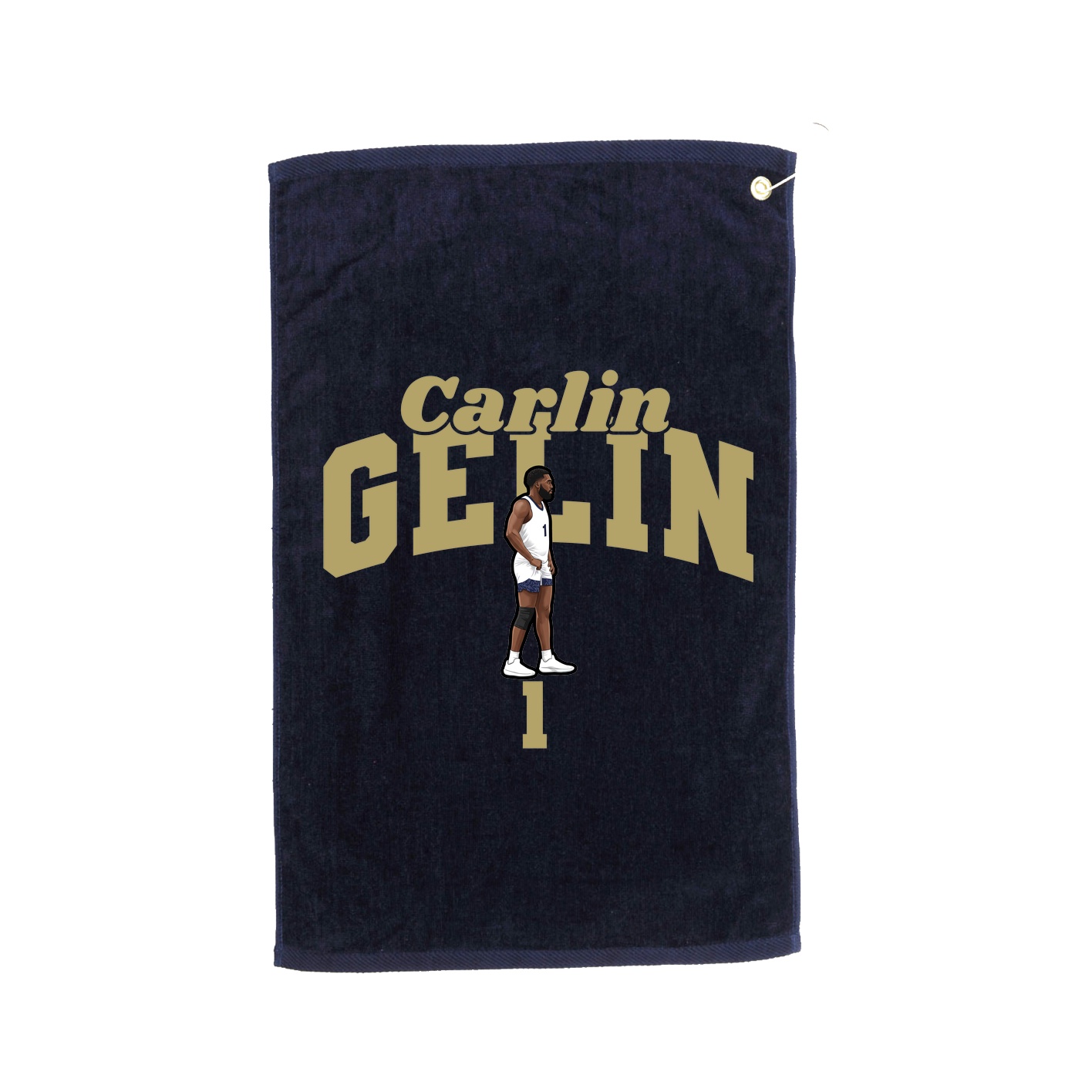Golf Towel — Signature Arch in Navy