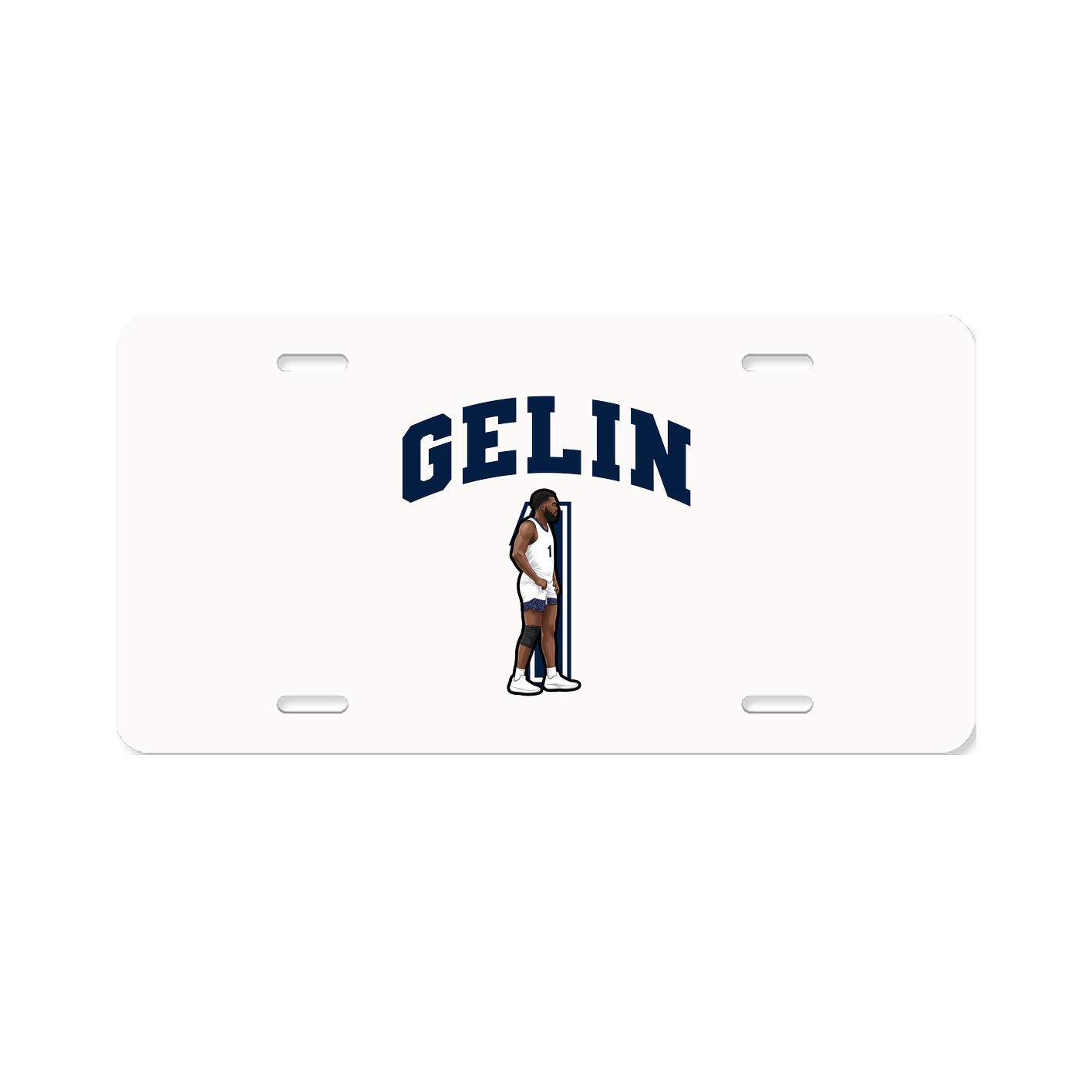 License Plate — Number in Classic