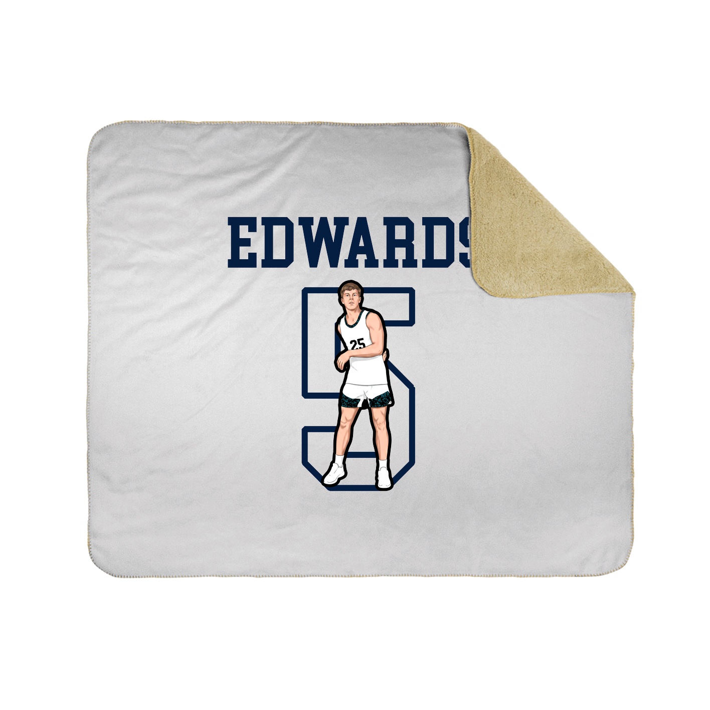 Throw Blanket — Shirsey in White