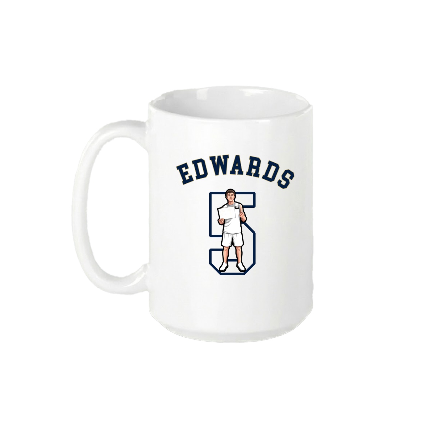 15oz Coffee Mug — Shirsey Arch in White