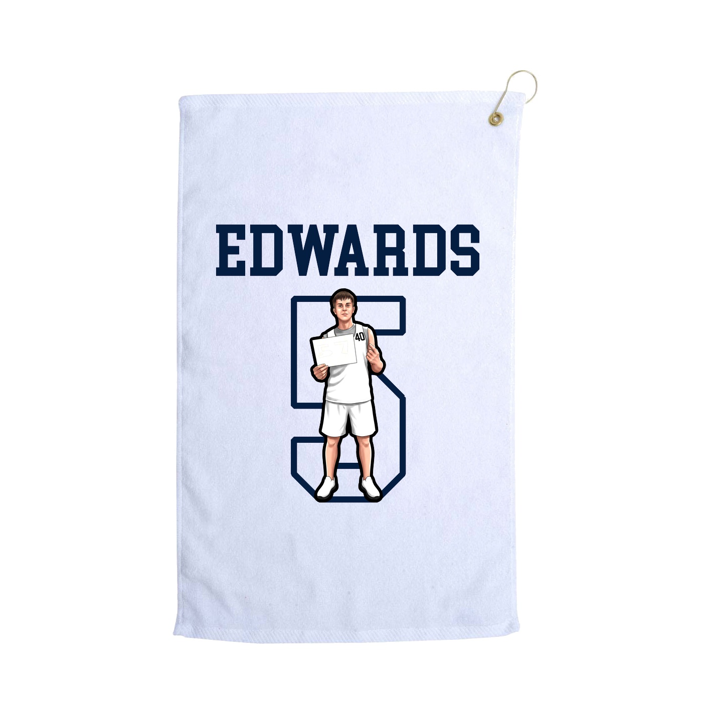 Golf Towel — Shirsey in White