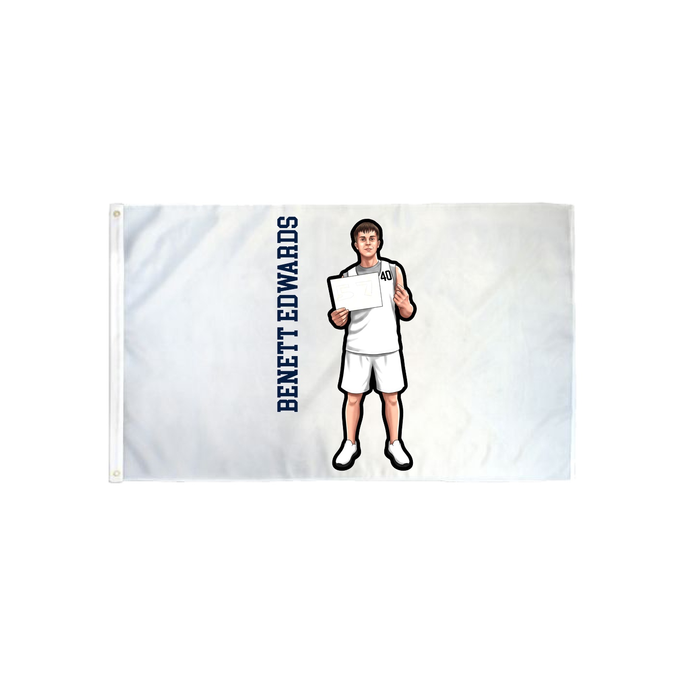 3x5 Flag — Name Vertical in Classic