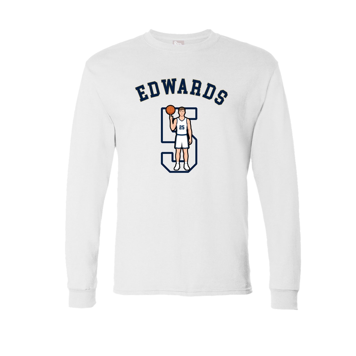 Long Sleeve Tee — Shirsey Arch in White