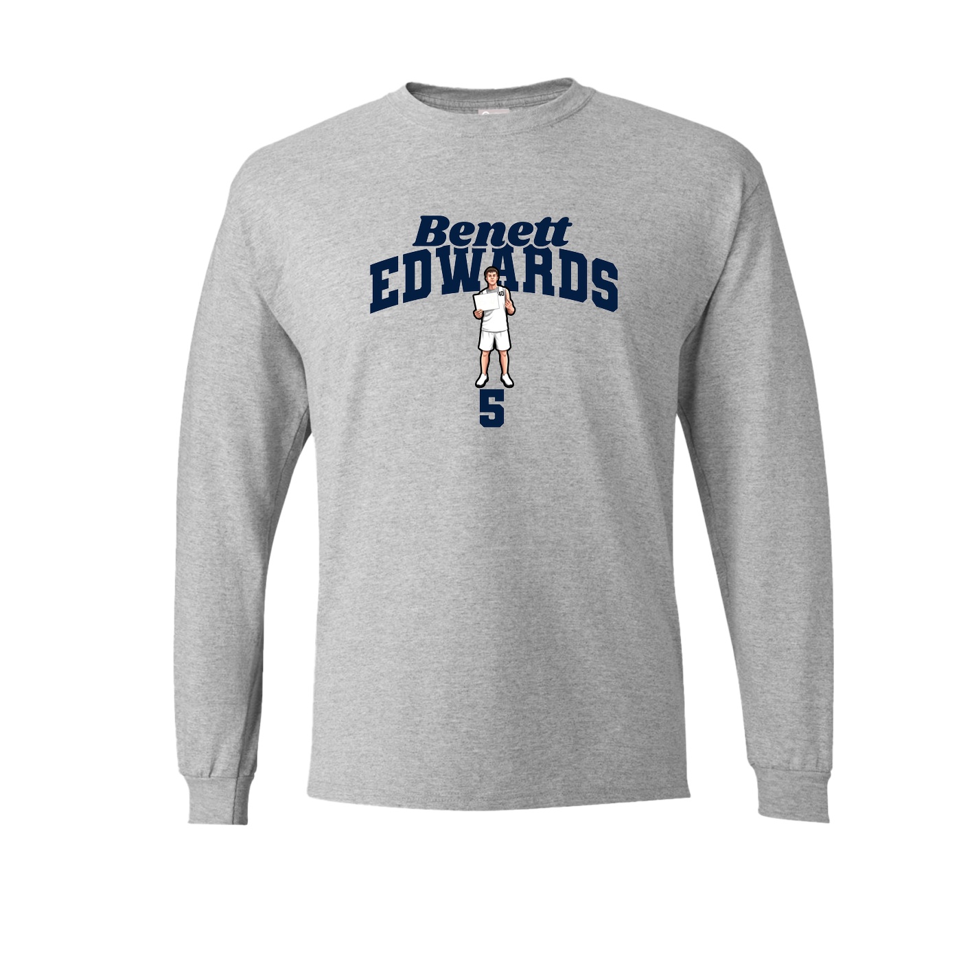 Long Sleeve Tee — Signature Arch in Grey