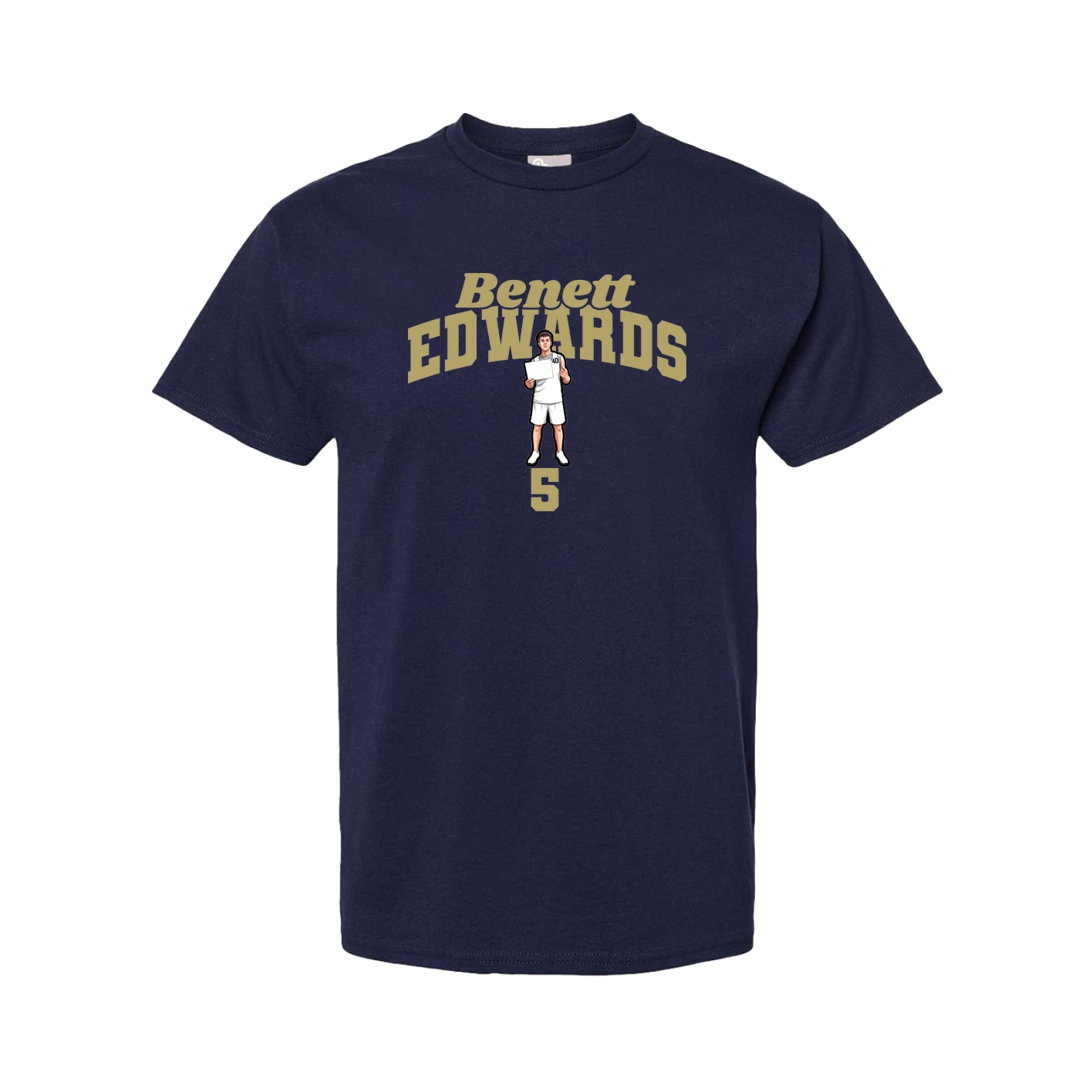 Youth Tee — Signature Arch in Navy