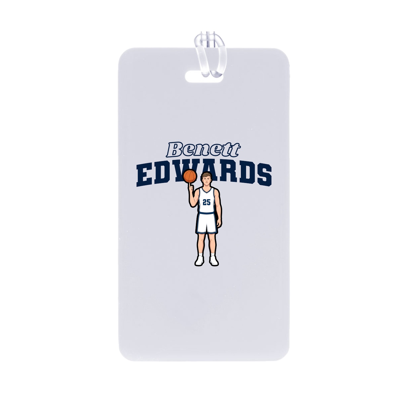 Bag Tag — Name Arch in Classic