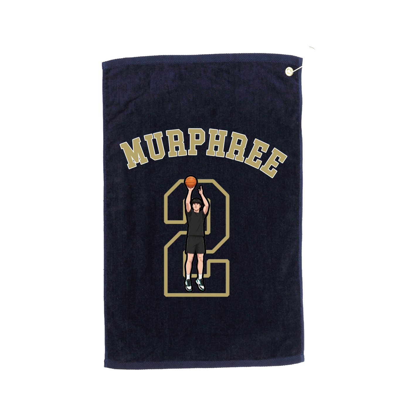 Golf Towel — Shirsey Arch in Navy