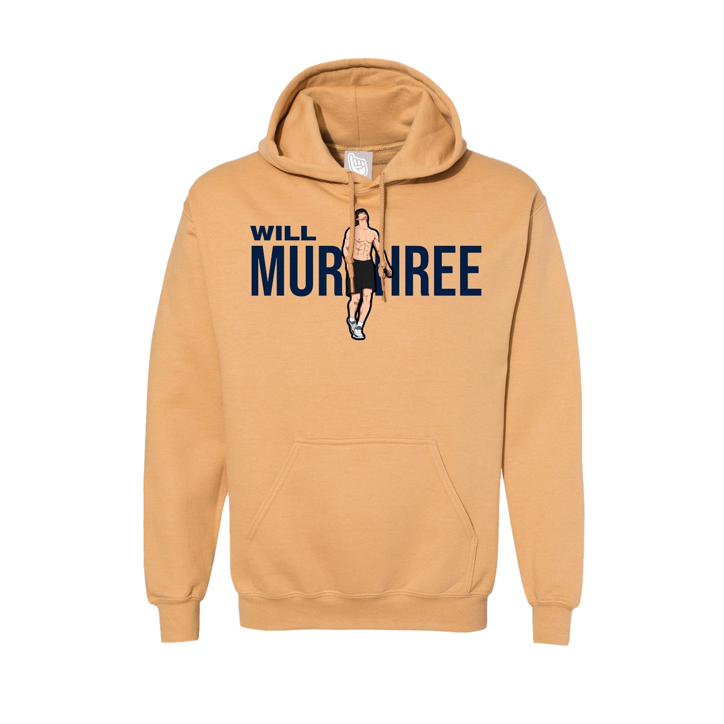Hoodie — Player Name in Vegas Gold