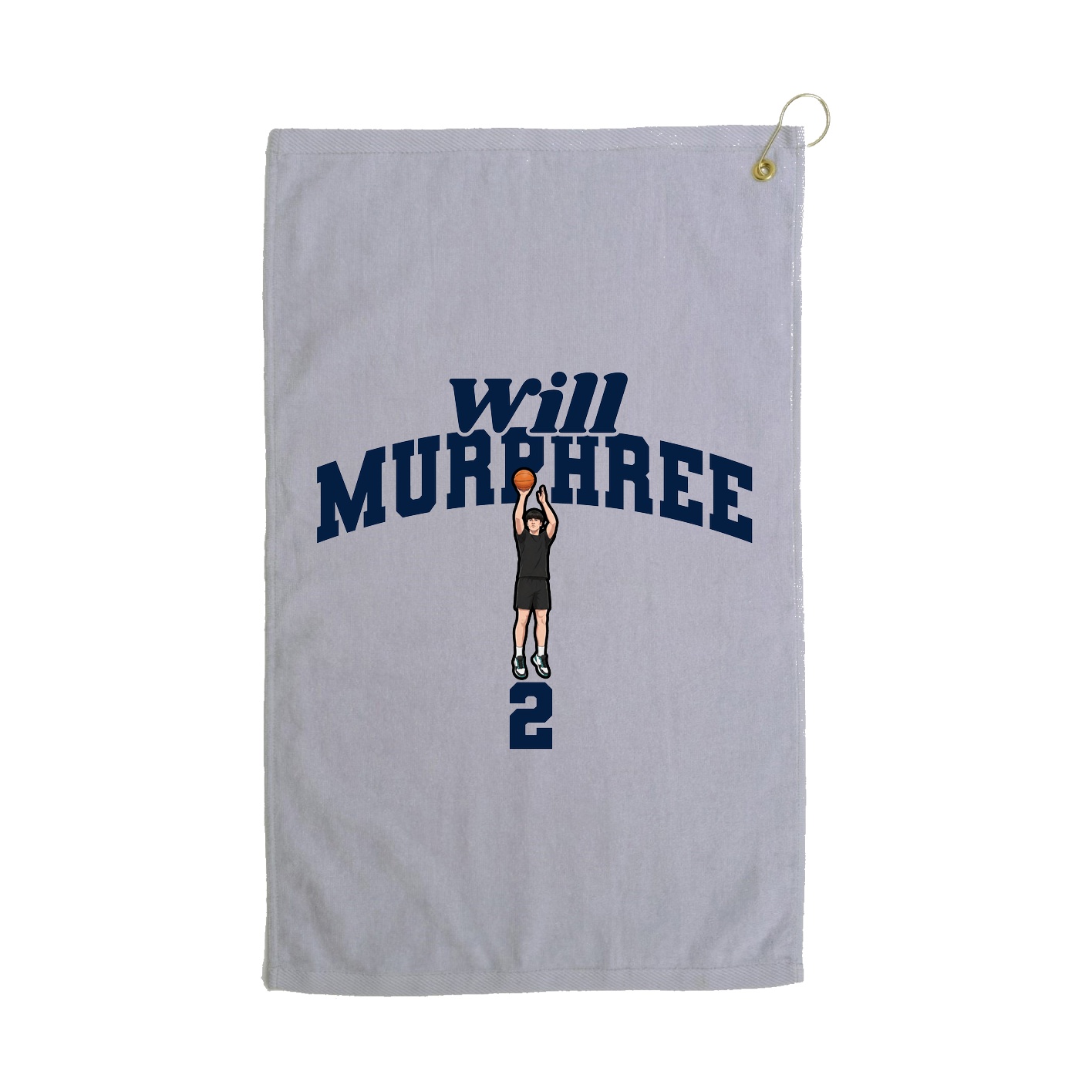Golf Towel — Signature Arch in Grey