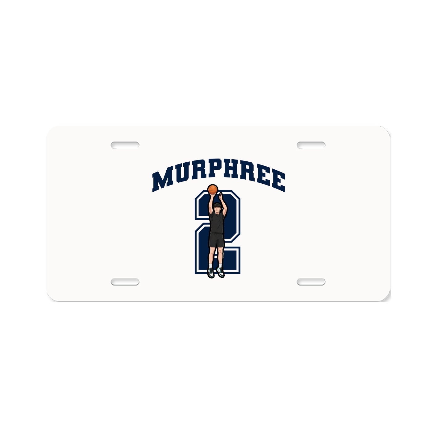 License Plate — Number in Classic