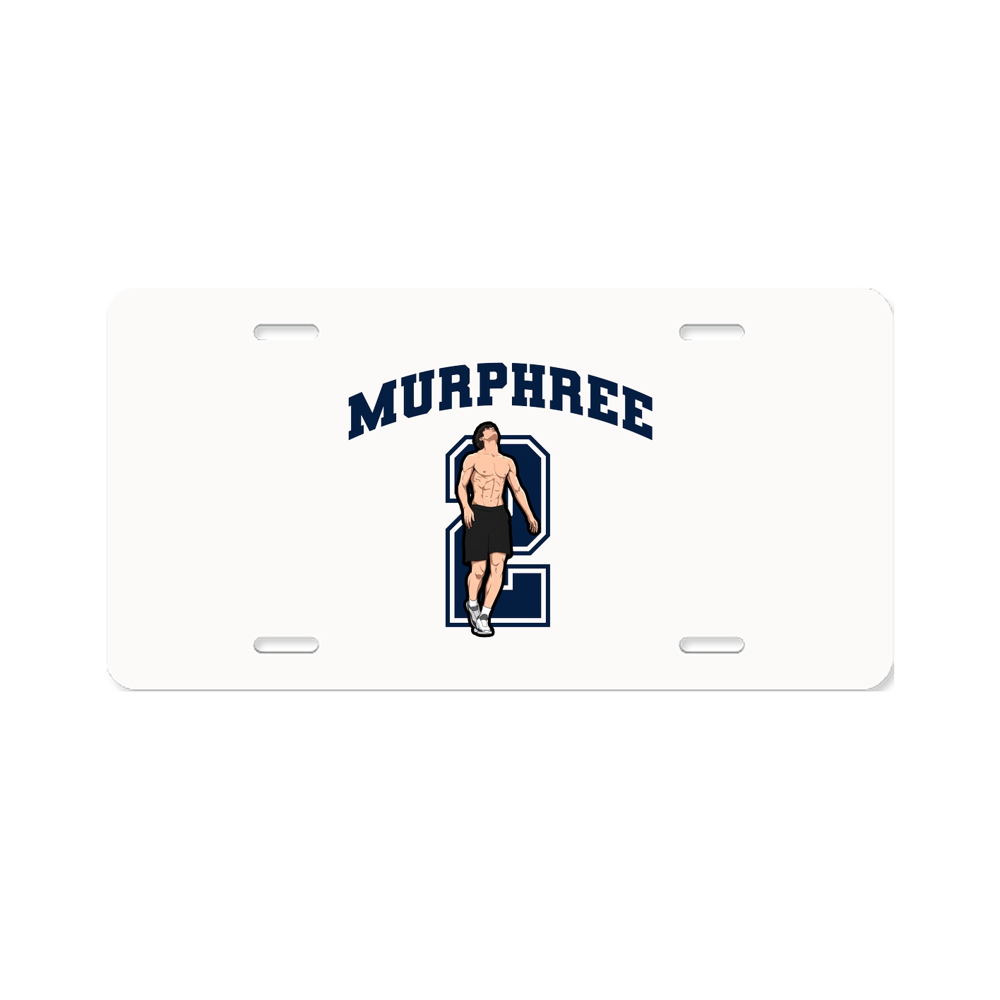 License Plate — Number in Classic