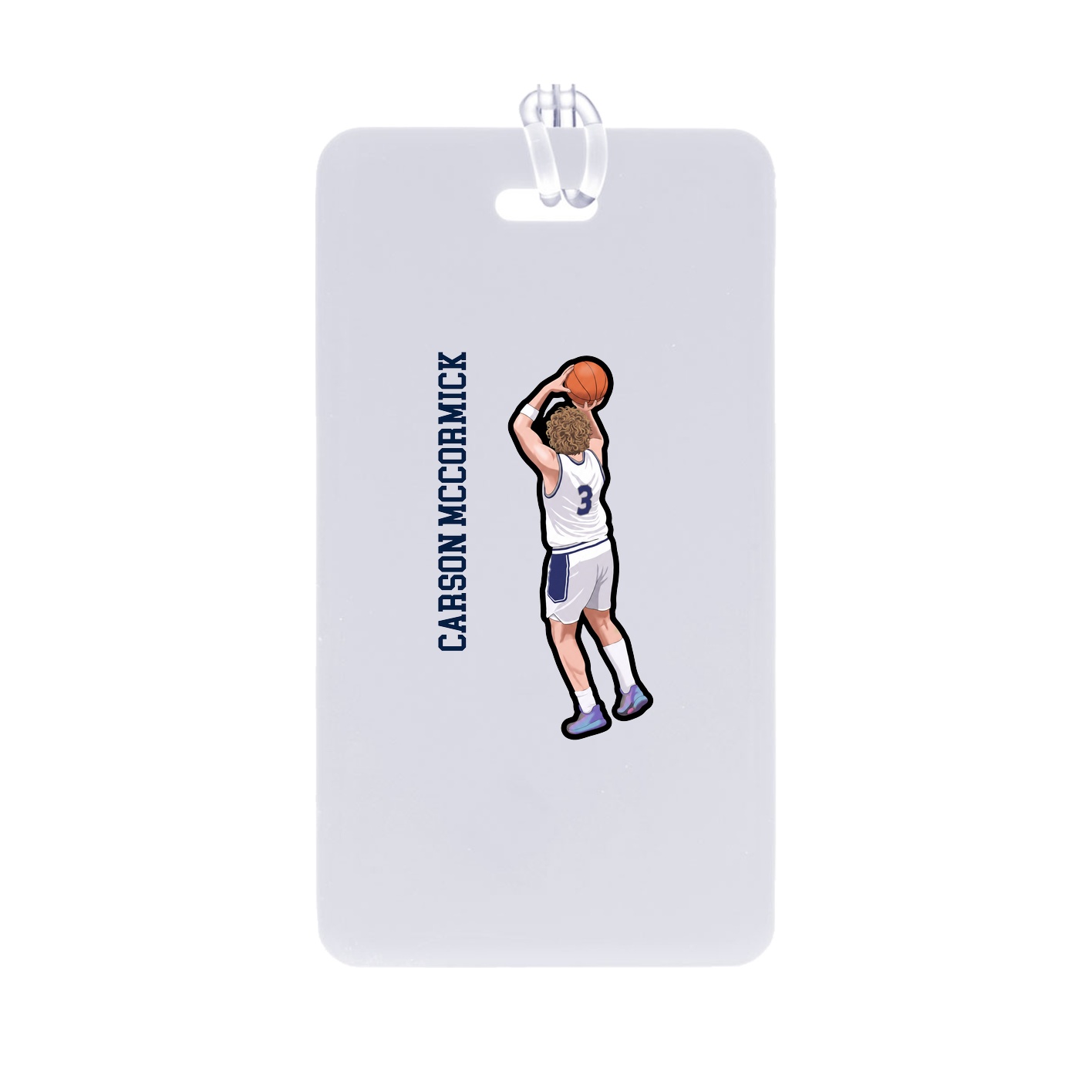 Bag Tag — Name Vertical in Classic