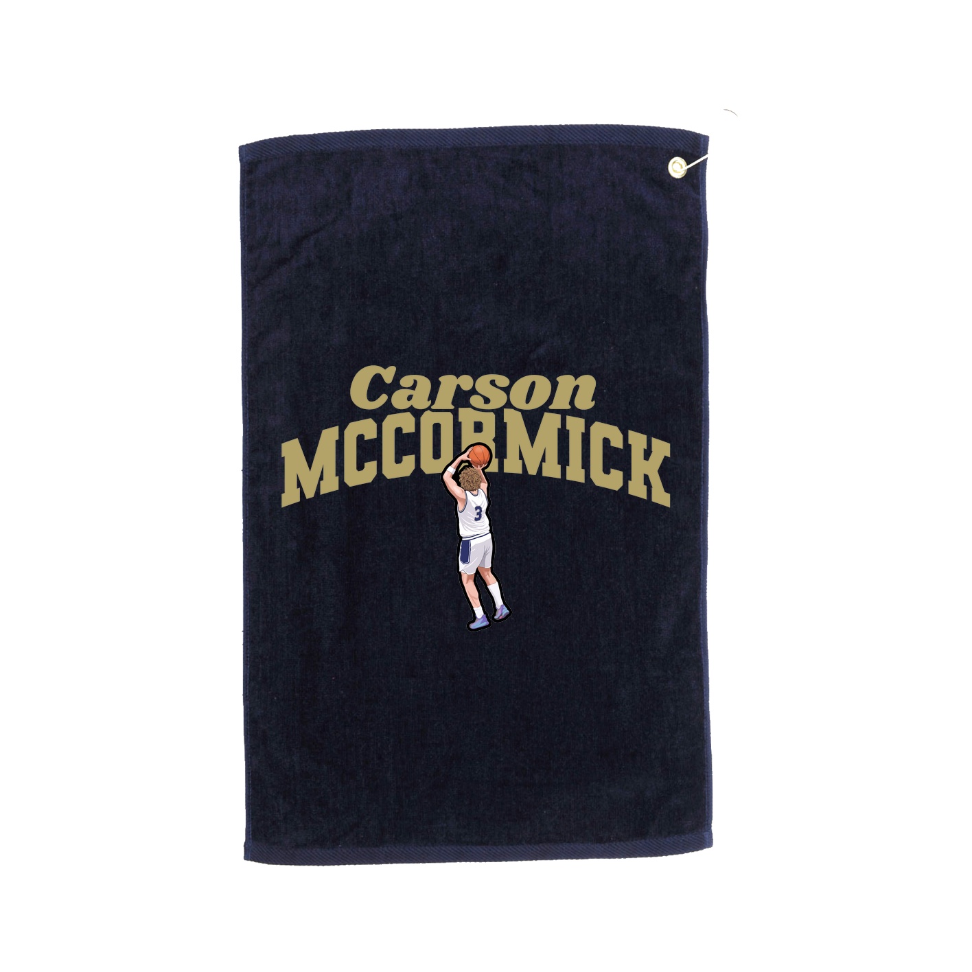 Golf Towel — Signature Arch in Navy