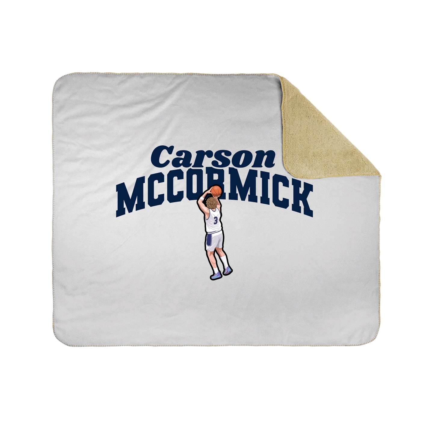 Throw Blanket — Signature Arch in White