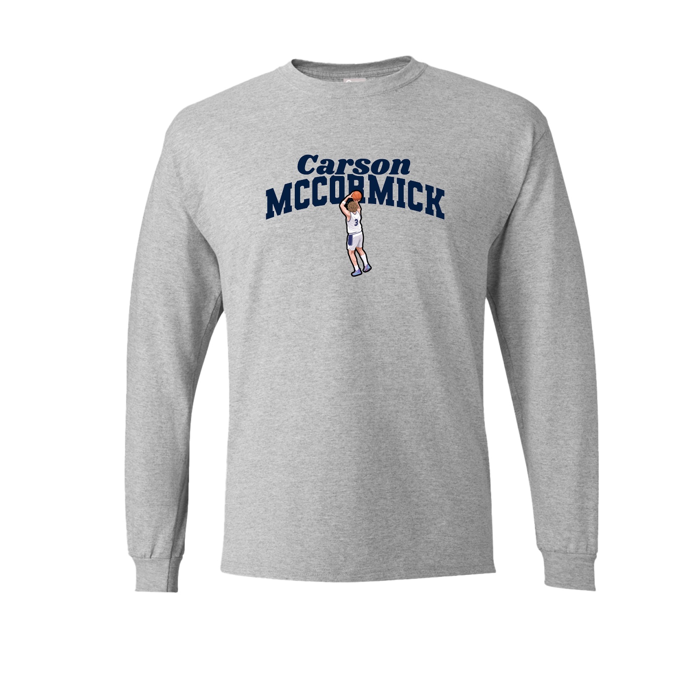 Long Sleeve Tee — Signature Arch in Grey