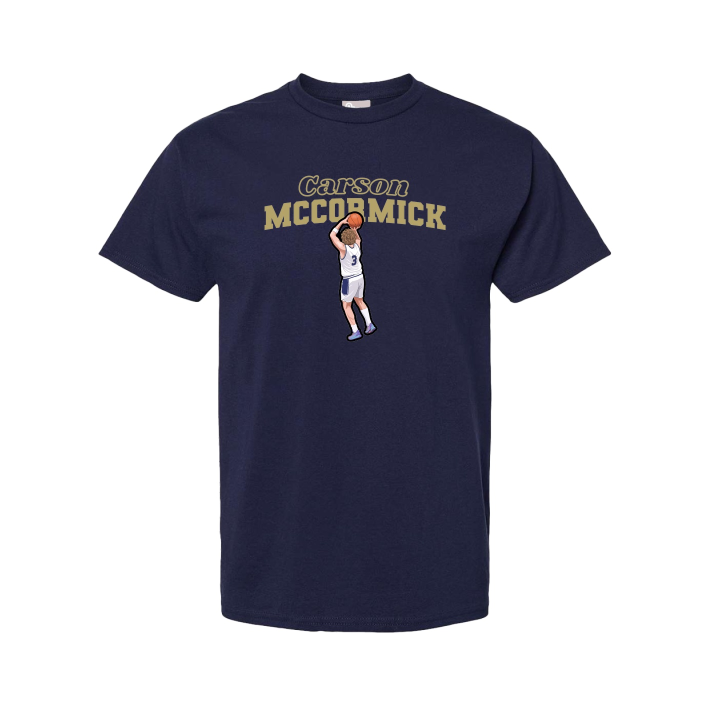 Tee — Name Arch in Navy