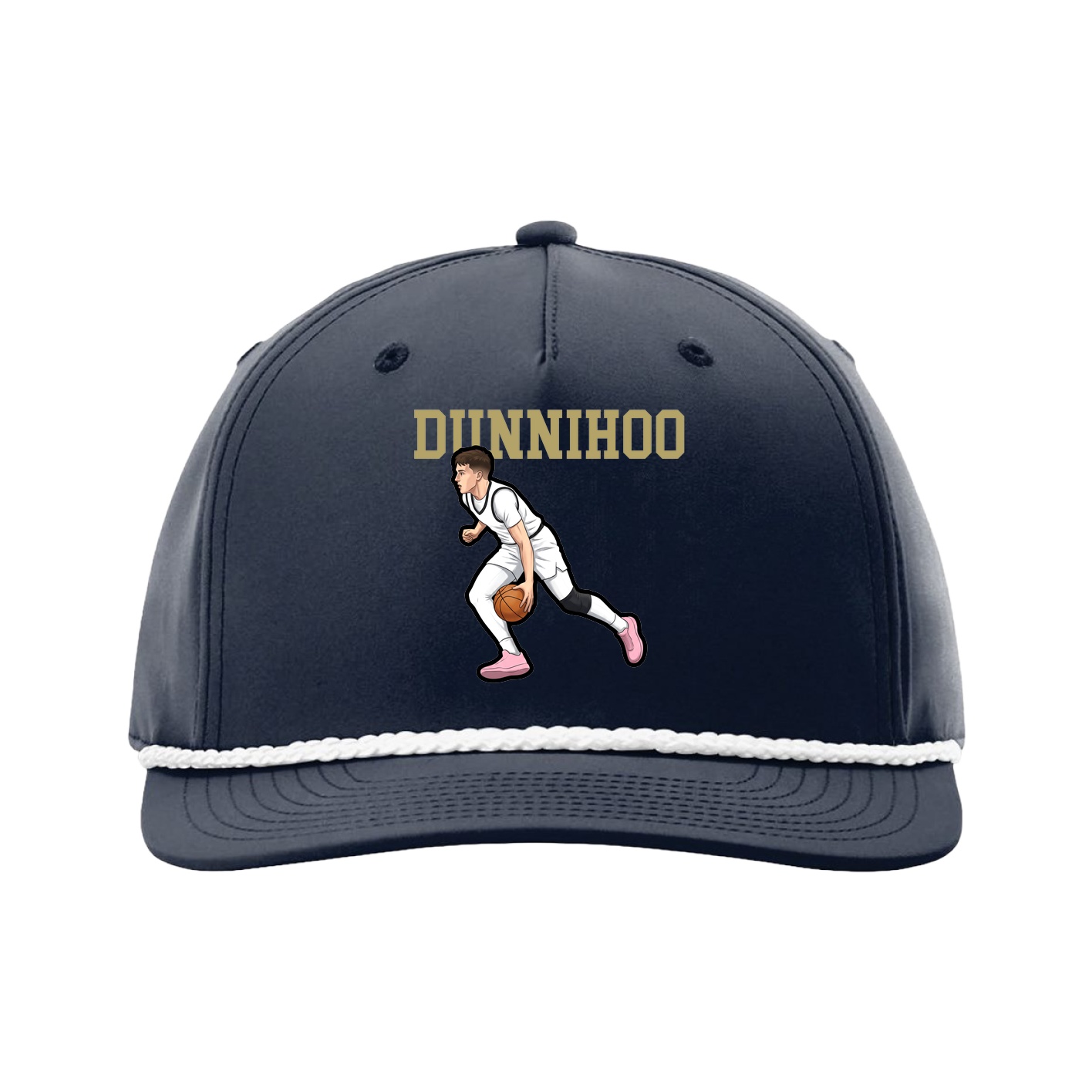 Five-Panel Classic Rope Cap — Shirsey in Navy