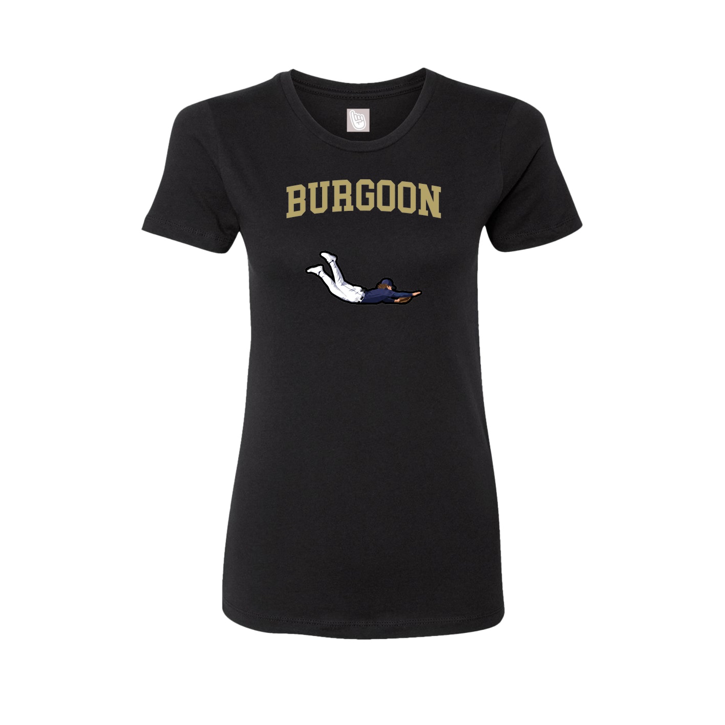 Fitted Women's Tee — Shirsey in Black