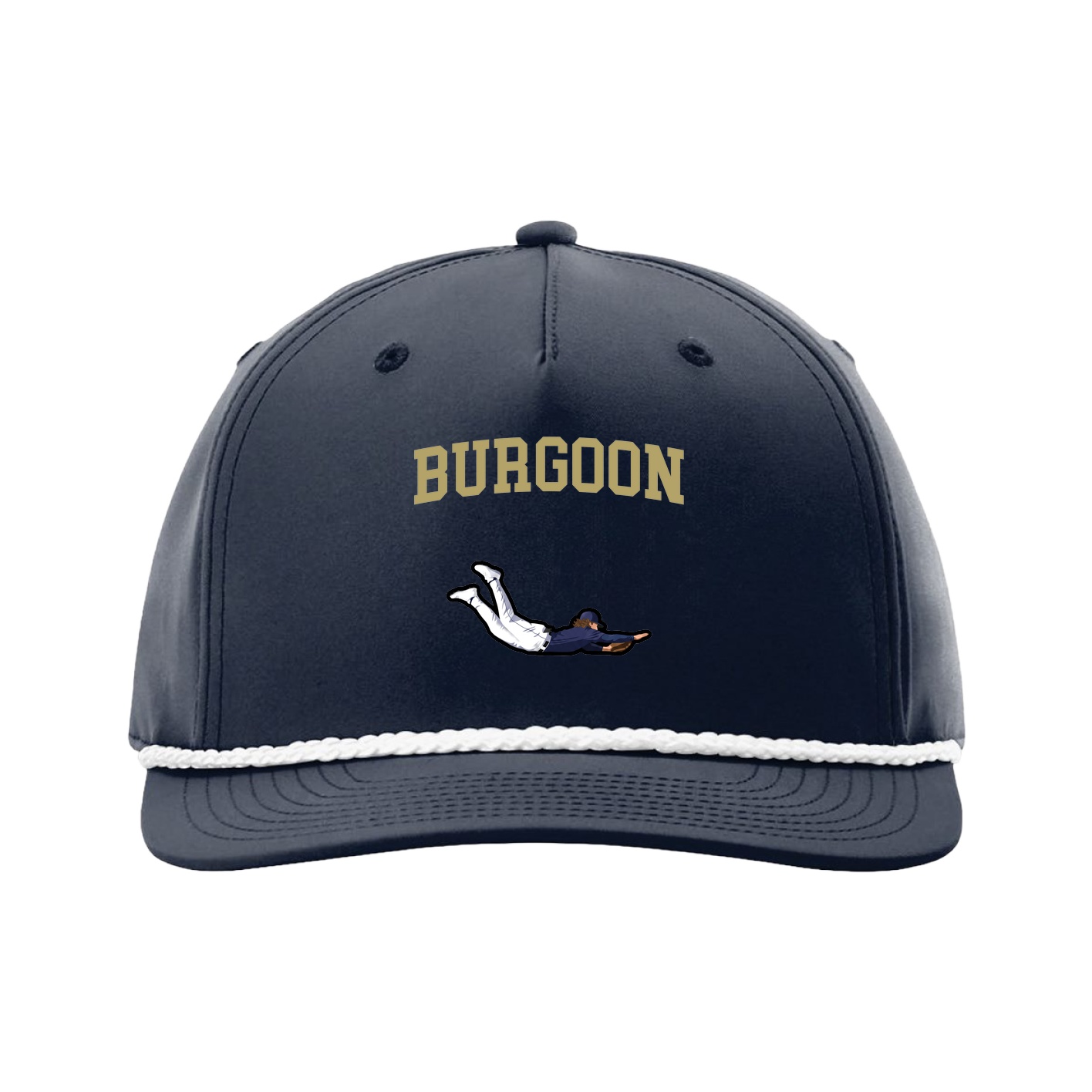 Five-Panel Classic Rope Cap — Shirsey in Navy