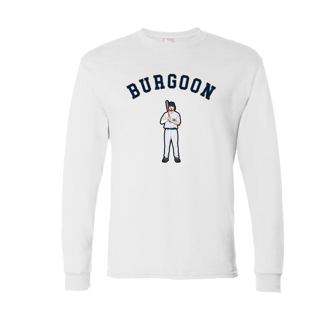 Long Sleeve Tee — Shirsey Arch in White