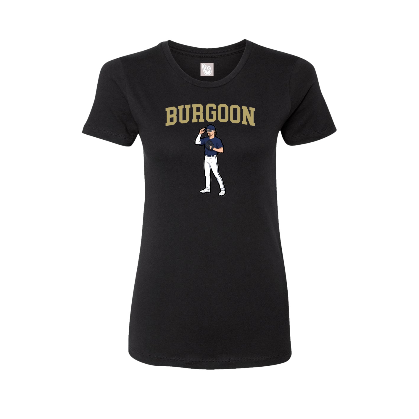 Fitted Women's Tee — Shirsey in Black