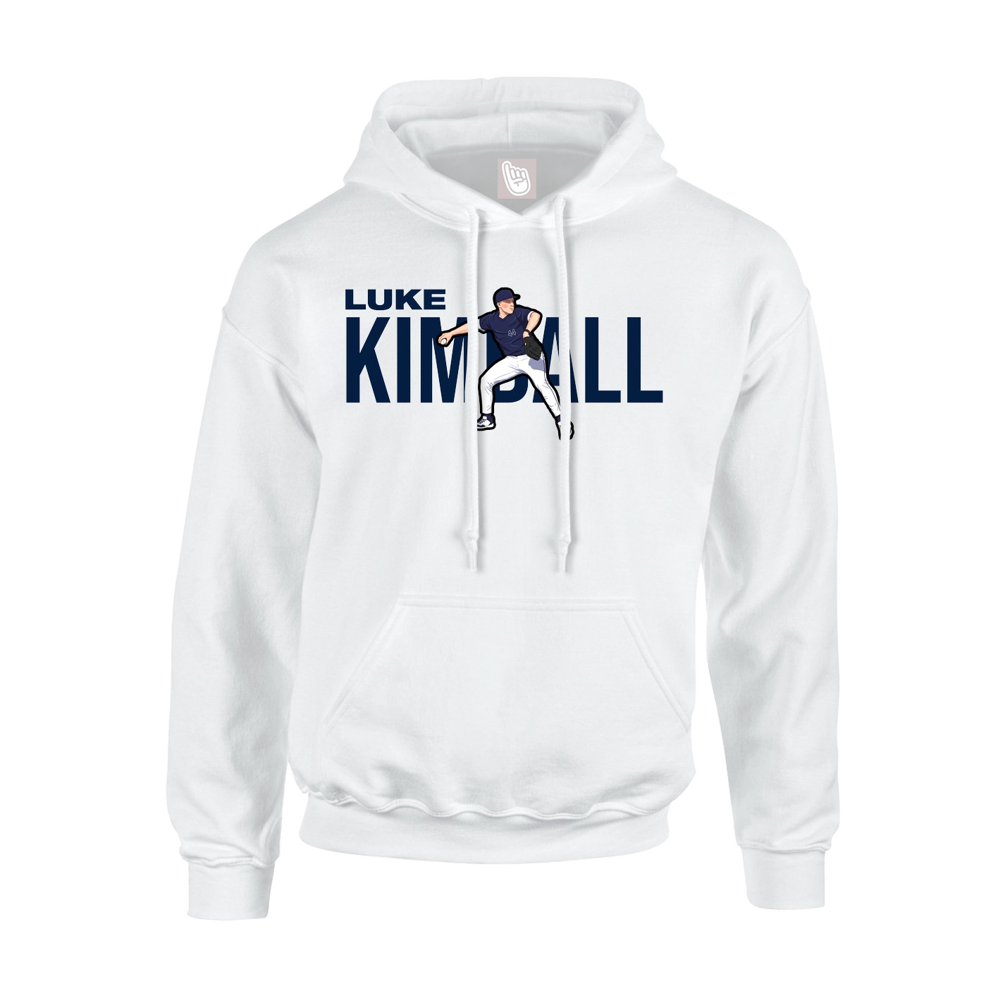 Hoodie — Player Name in White