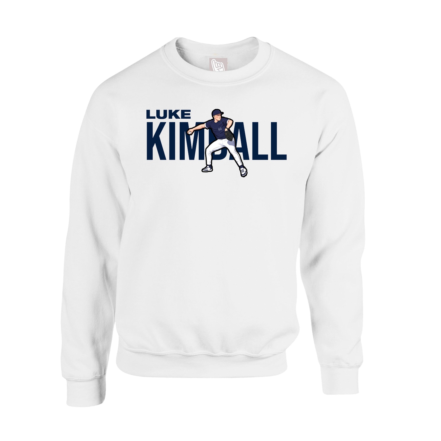 Fleece Crew — Player Name in White