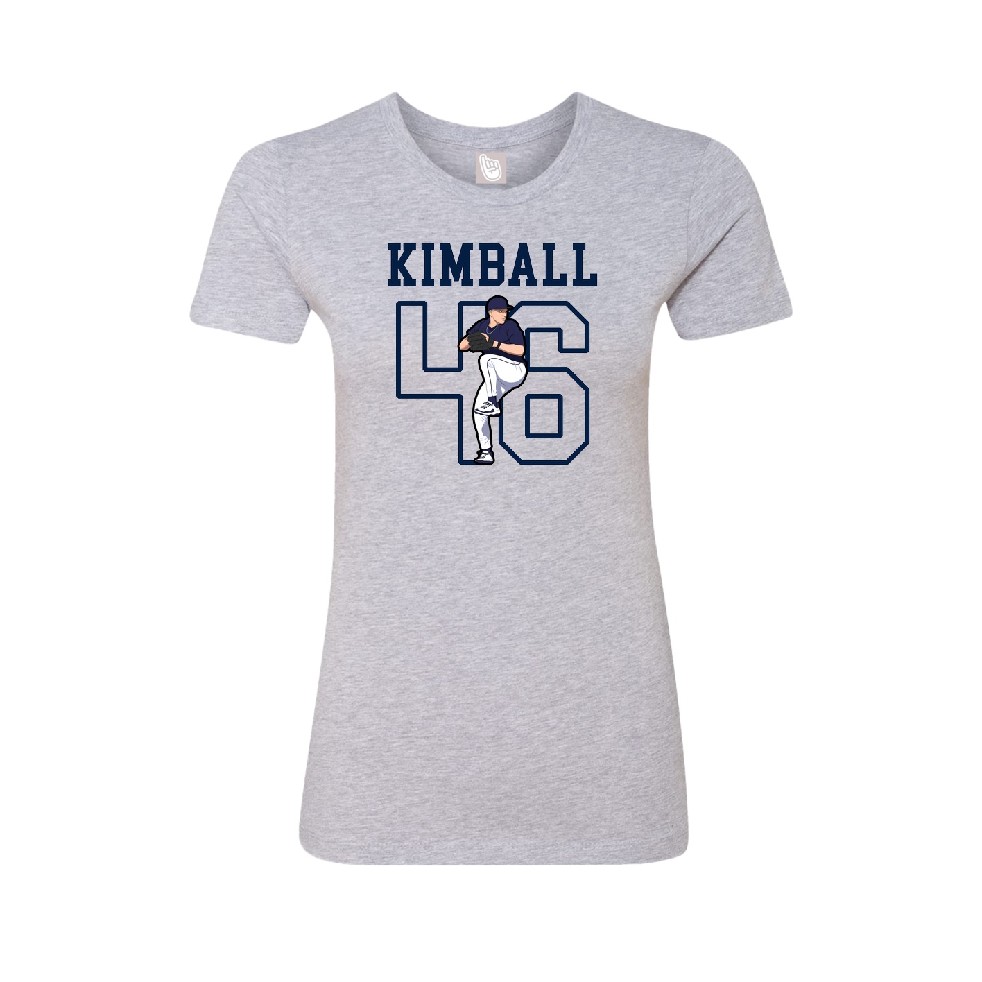Fitted Women's Tee — Shirsey in Grey