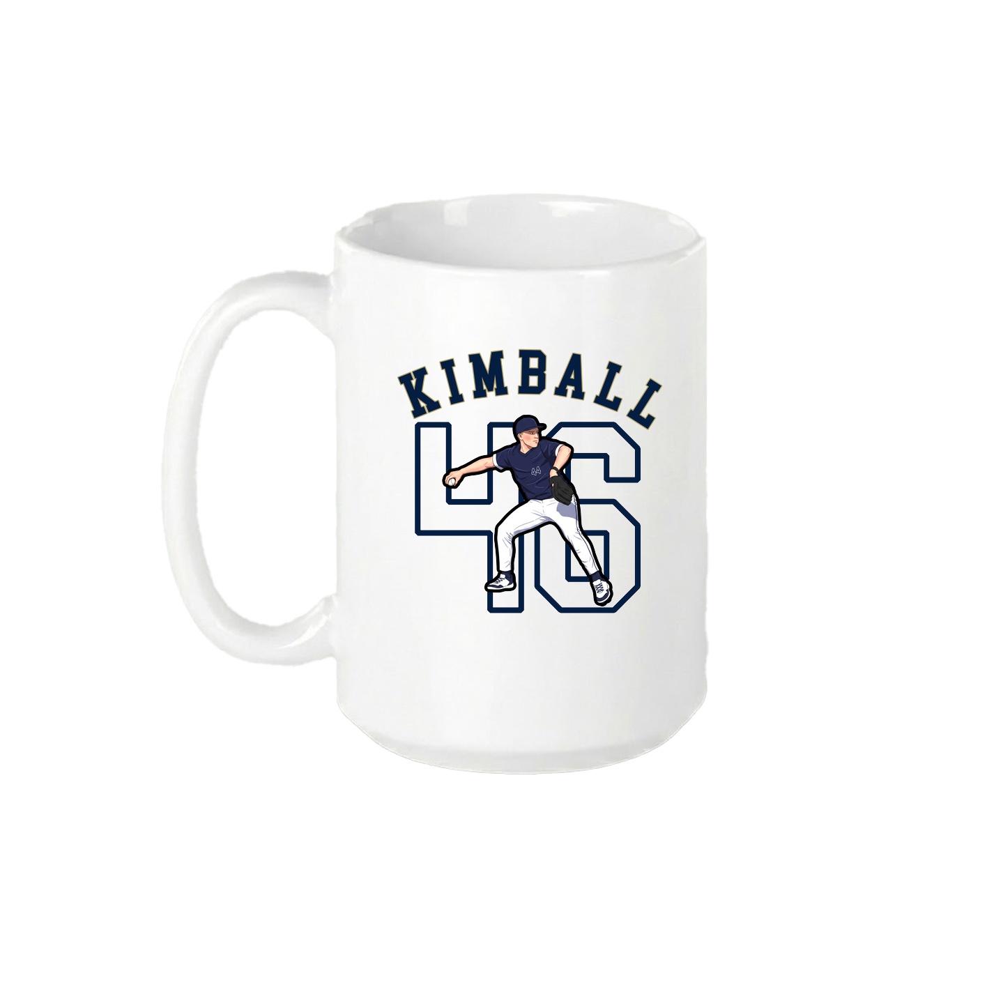 15oz Coffee Mug — Shirsey Arch in White