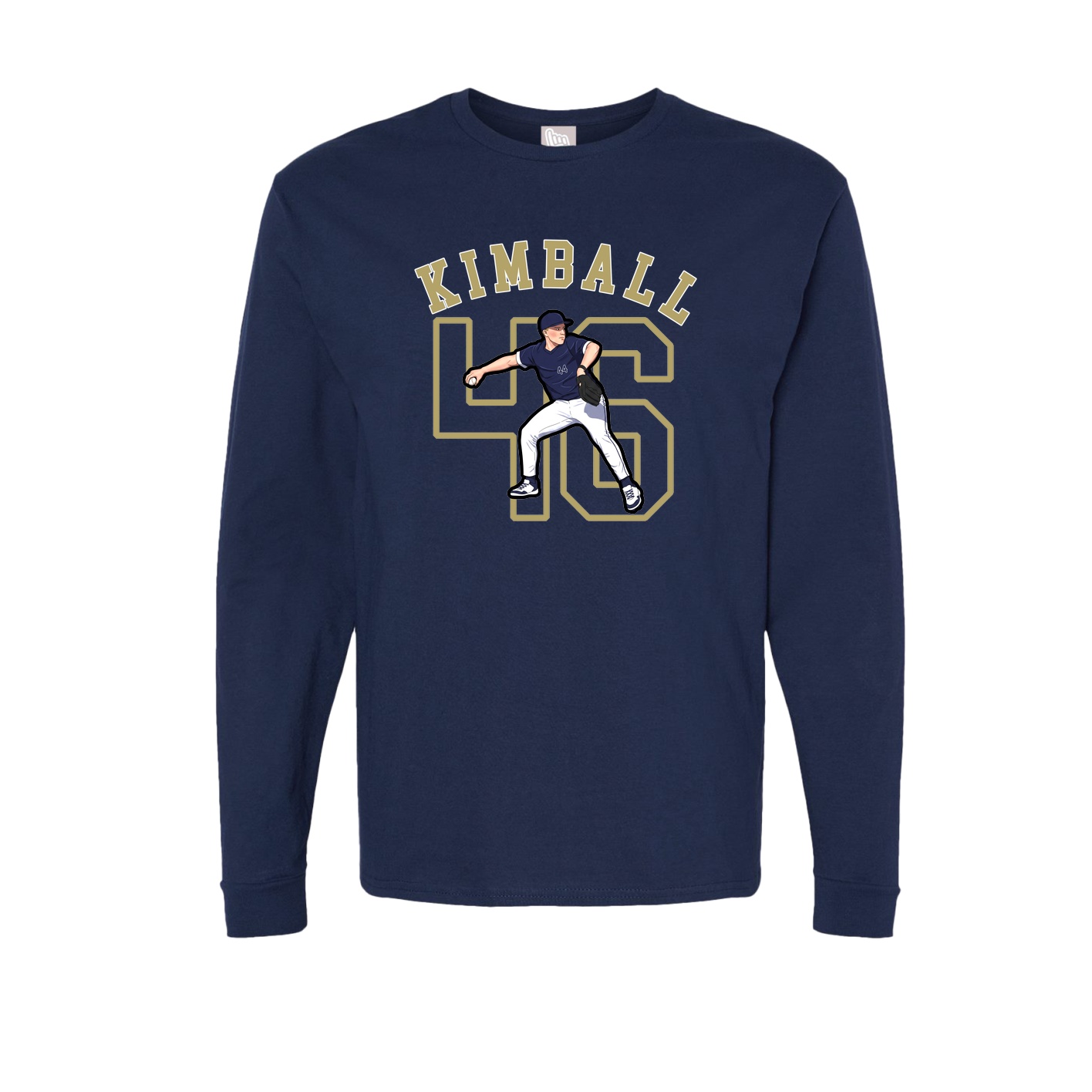 Long Sleeve Tee — Shirsey Arch in Navy