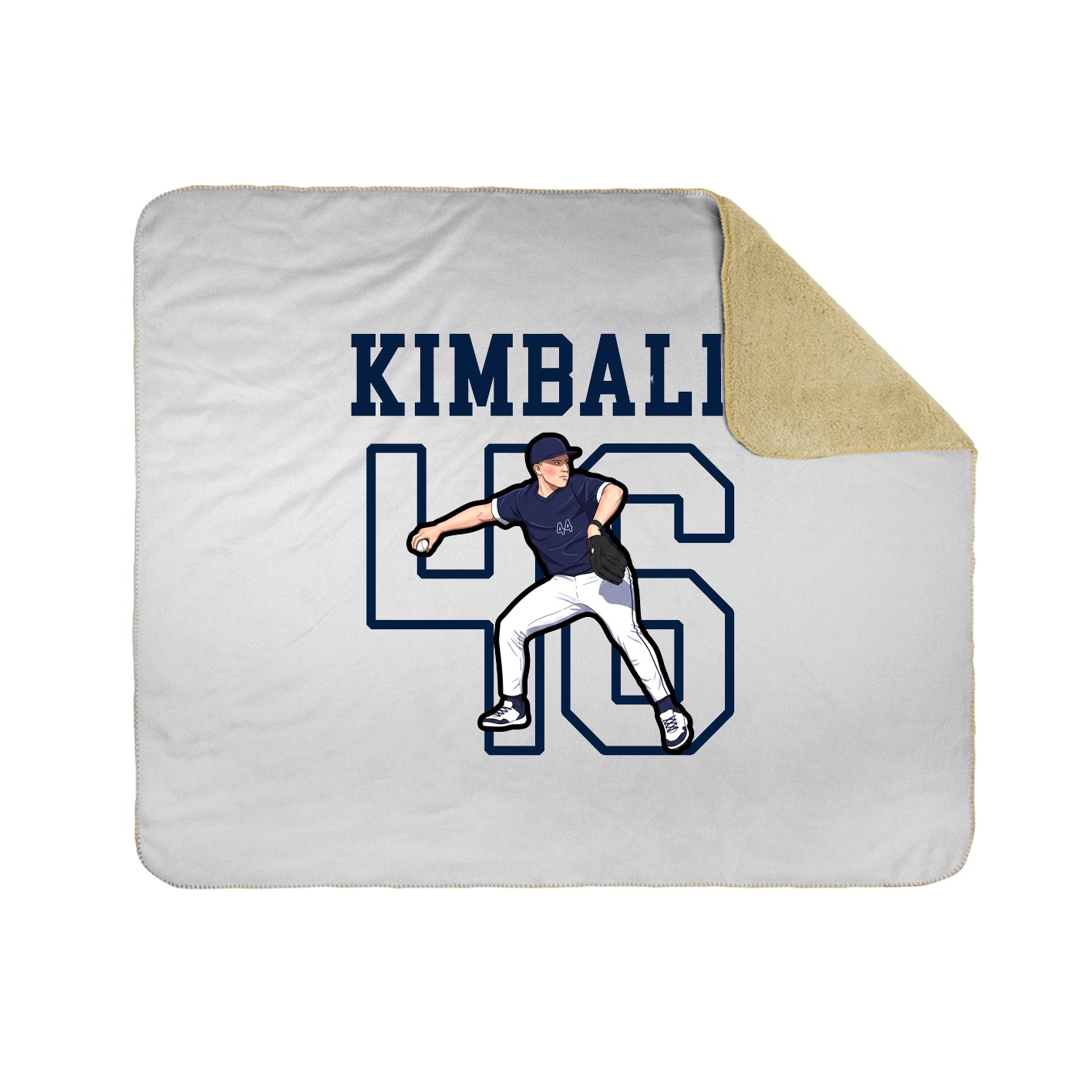 50x60 Sherpa Lined Throw Blanket