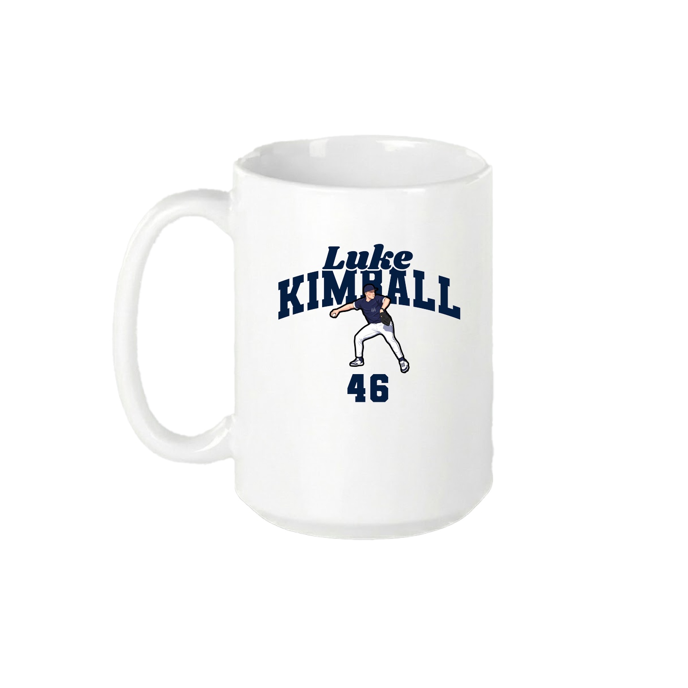 15oz Coffee Mug — Signature Arch in White