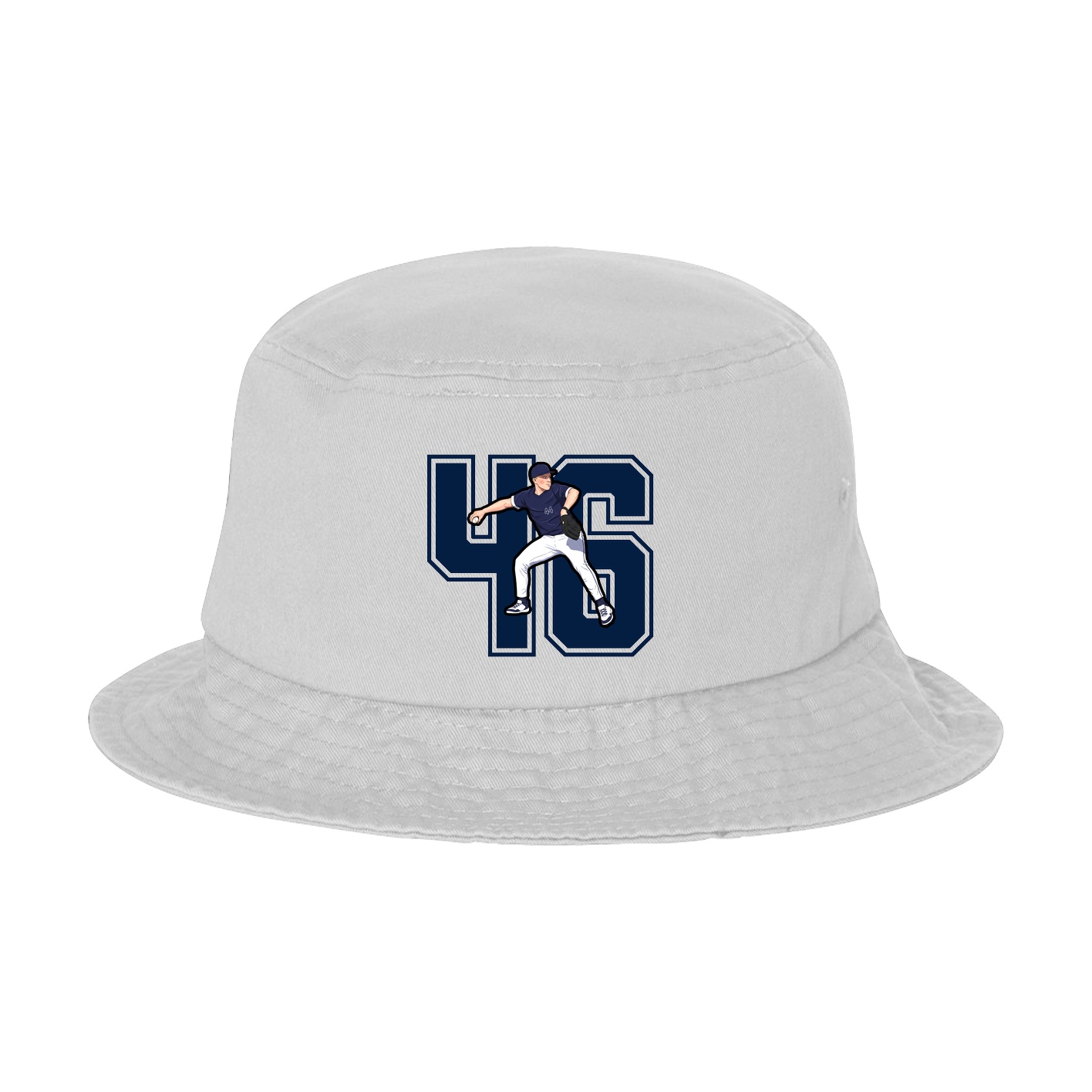 Bucket Cap — Number in White