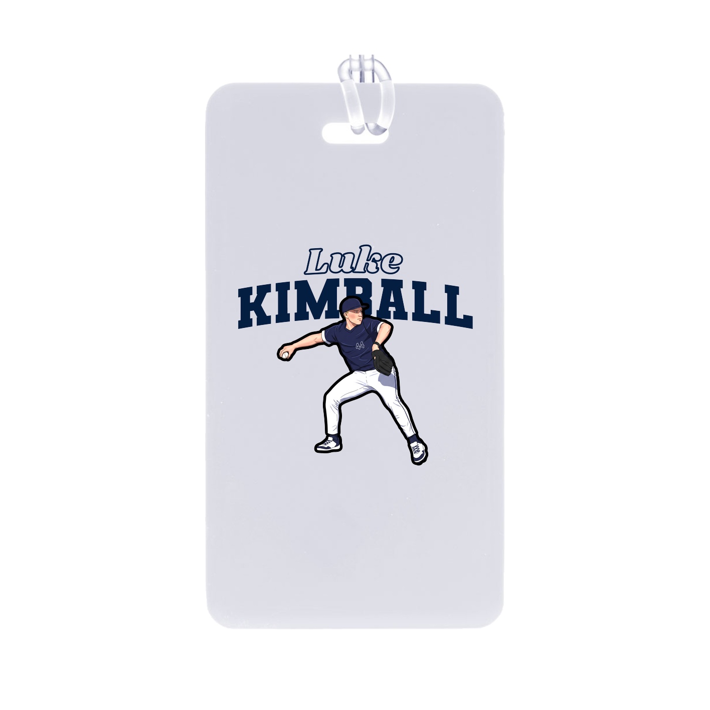 Bag Tag — Name Arch in Classic